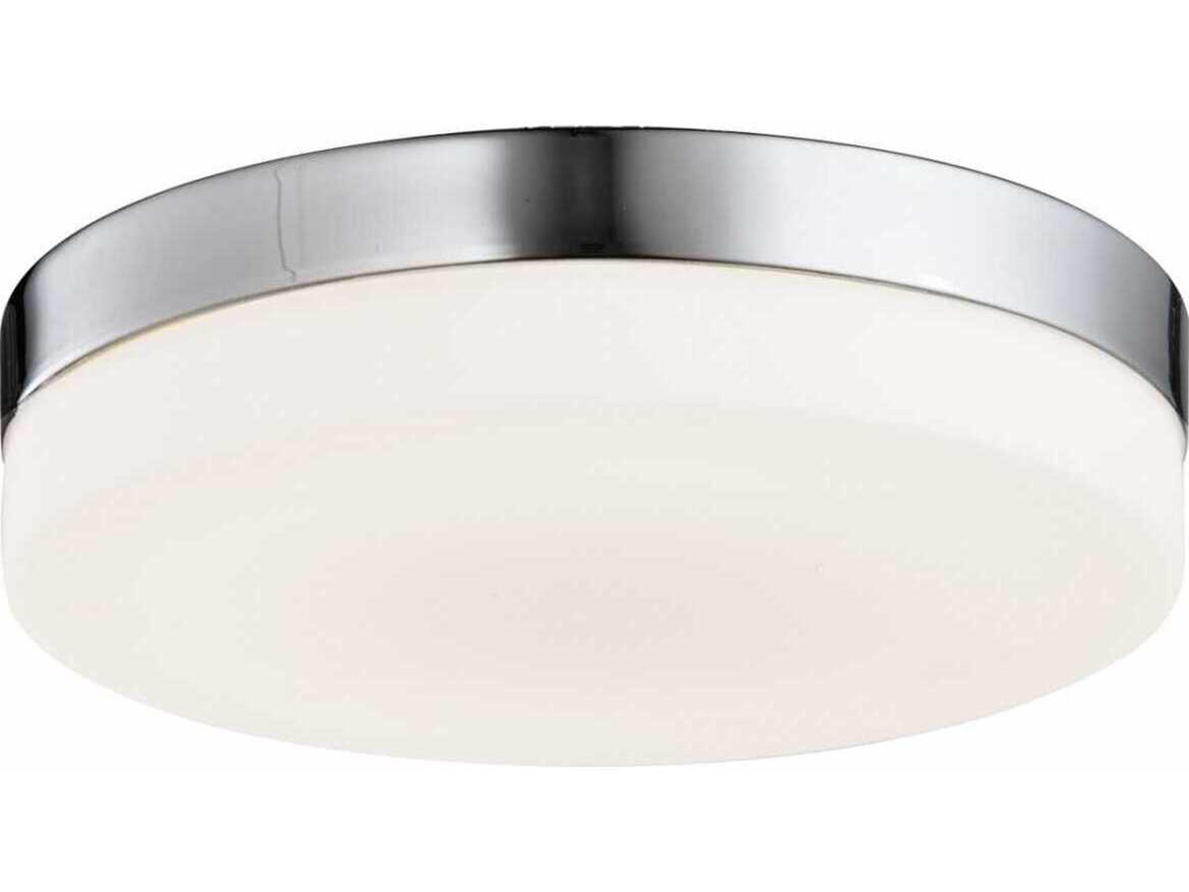 Avenue Lighting Cermack St Brushed Nickel Round Flush Mount