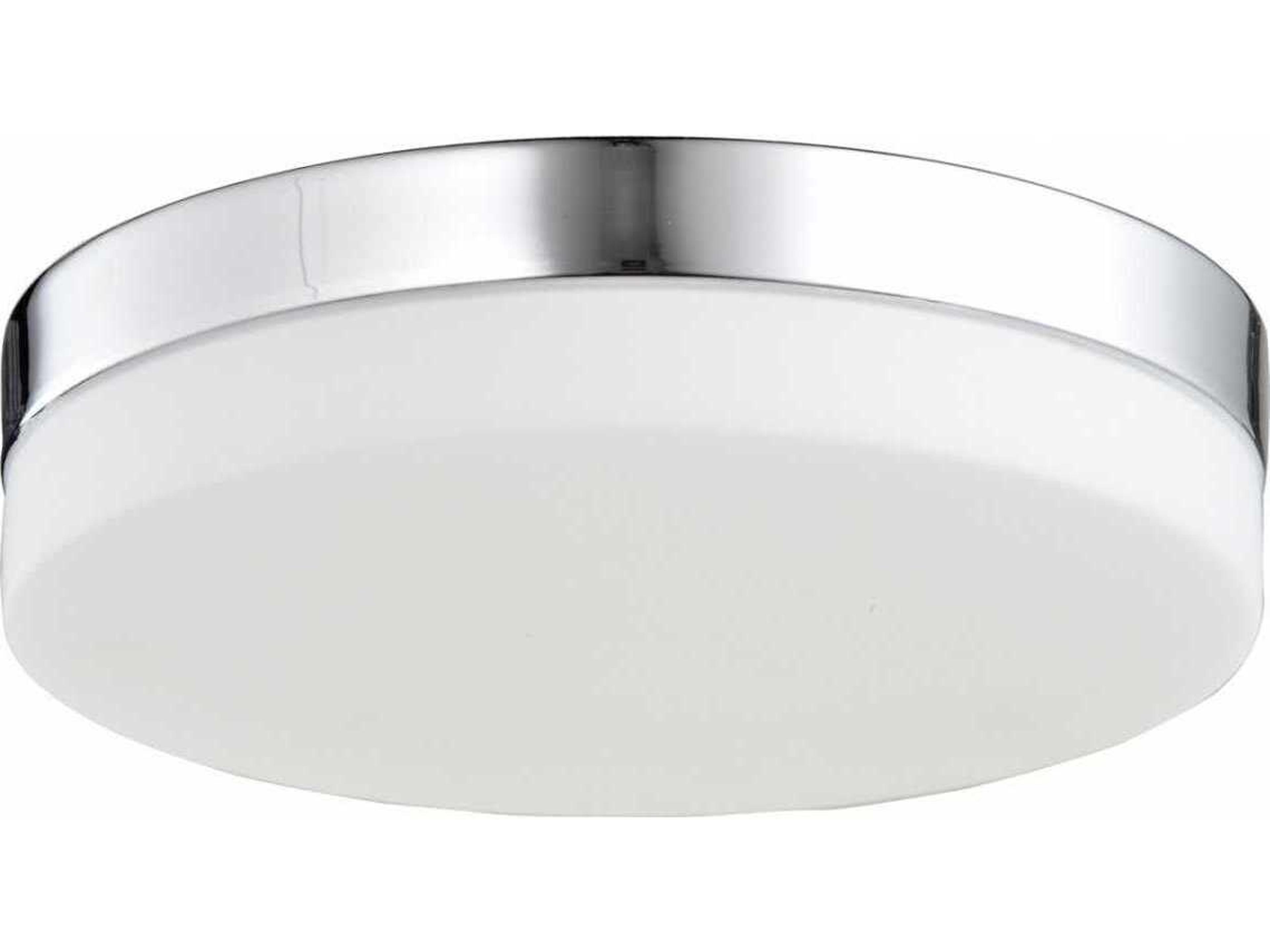 Avenue Lighting Cermack St Polished Chrome Round Flush Mount