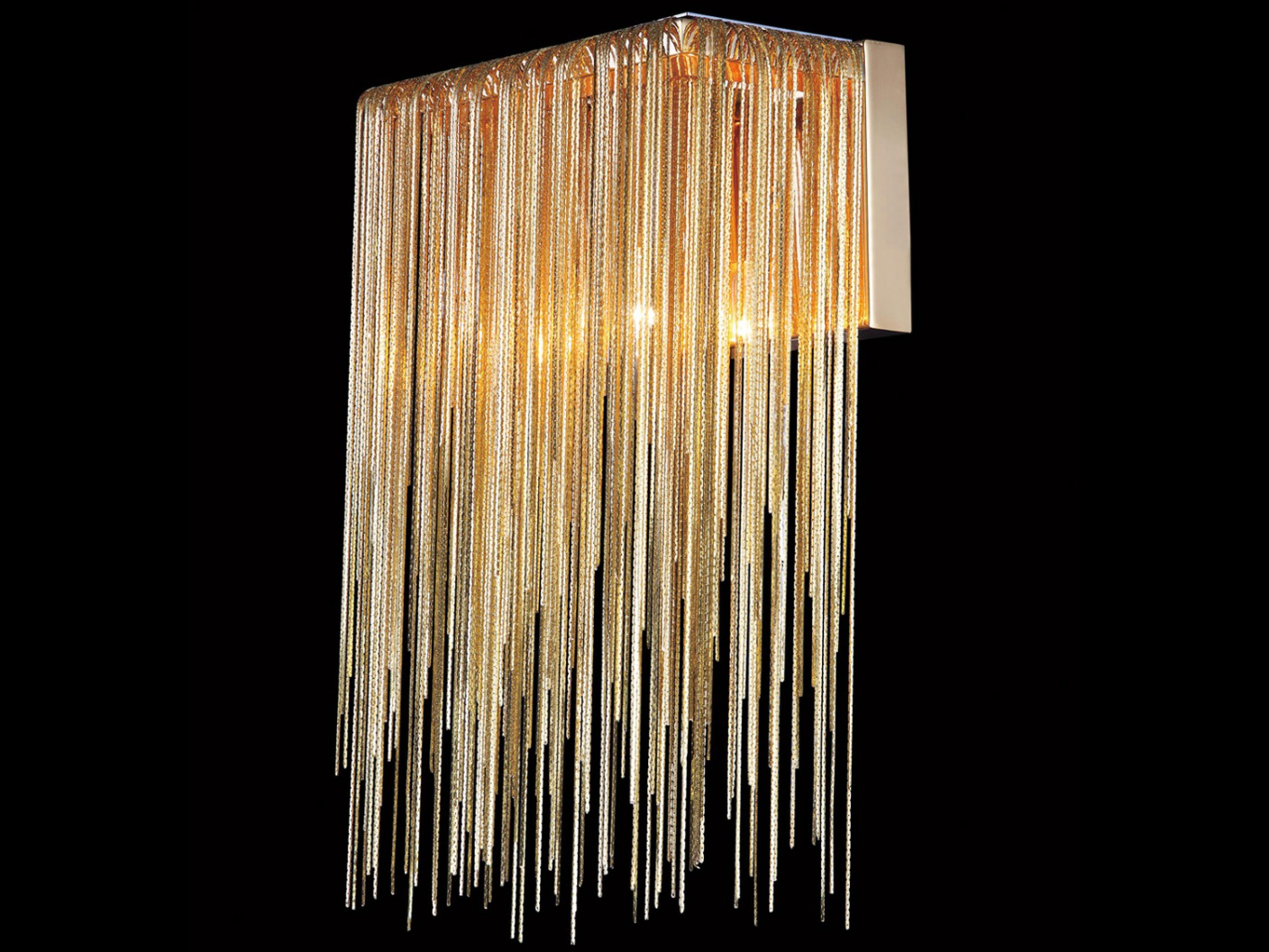 Avenue Lighting Fountain Ave 1-Light Gold Wall Sconce