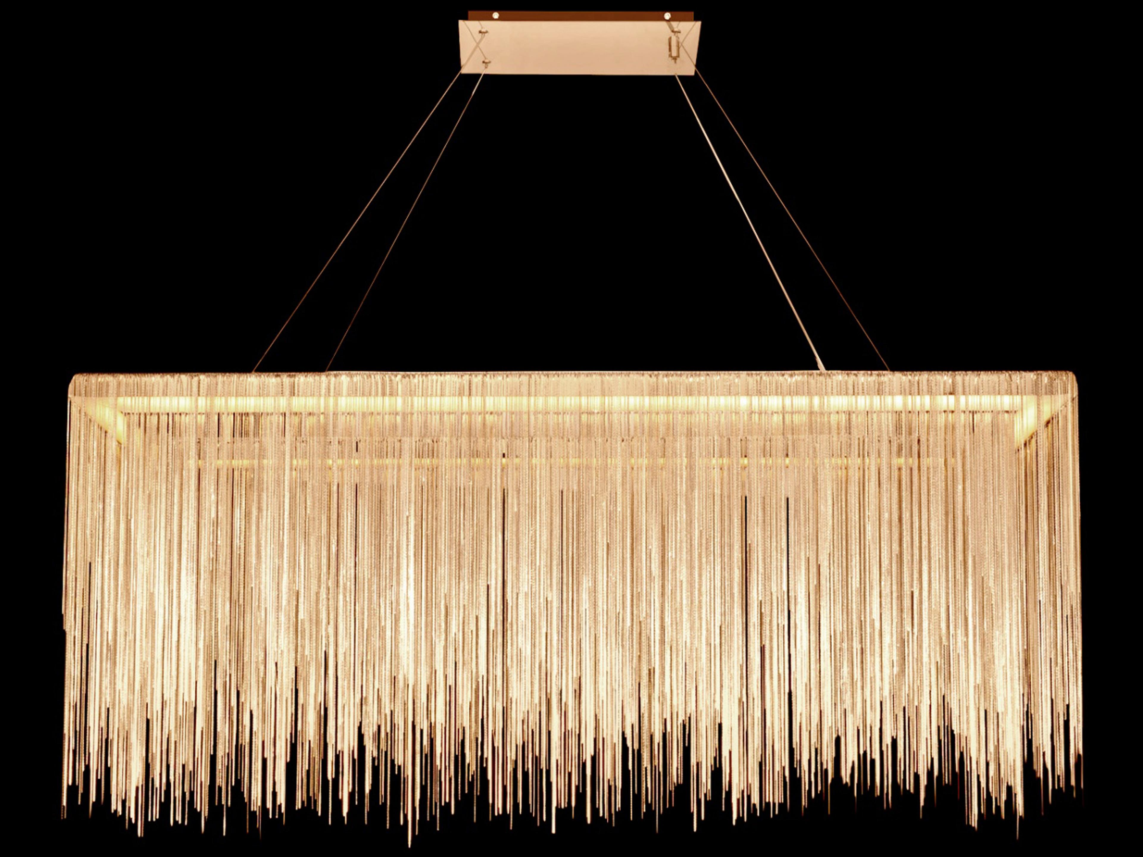 Avenue Lighting Fountain Ave Gold Island Pendant