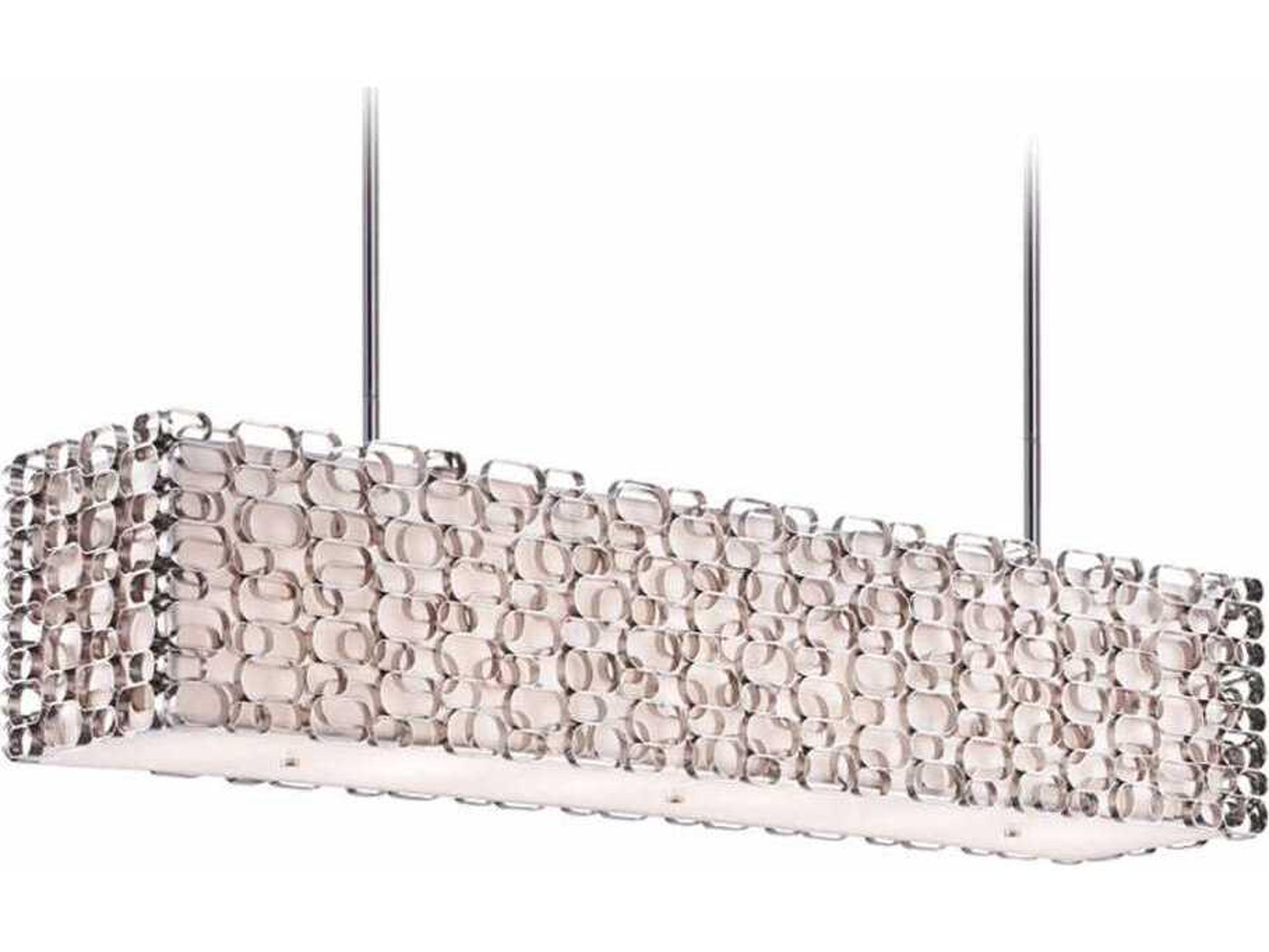 Avenue Lighting Ventura Blvd 6-Light Polished Nickel Island Pendant