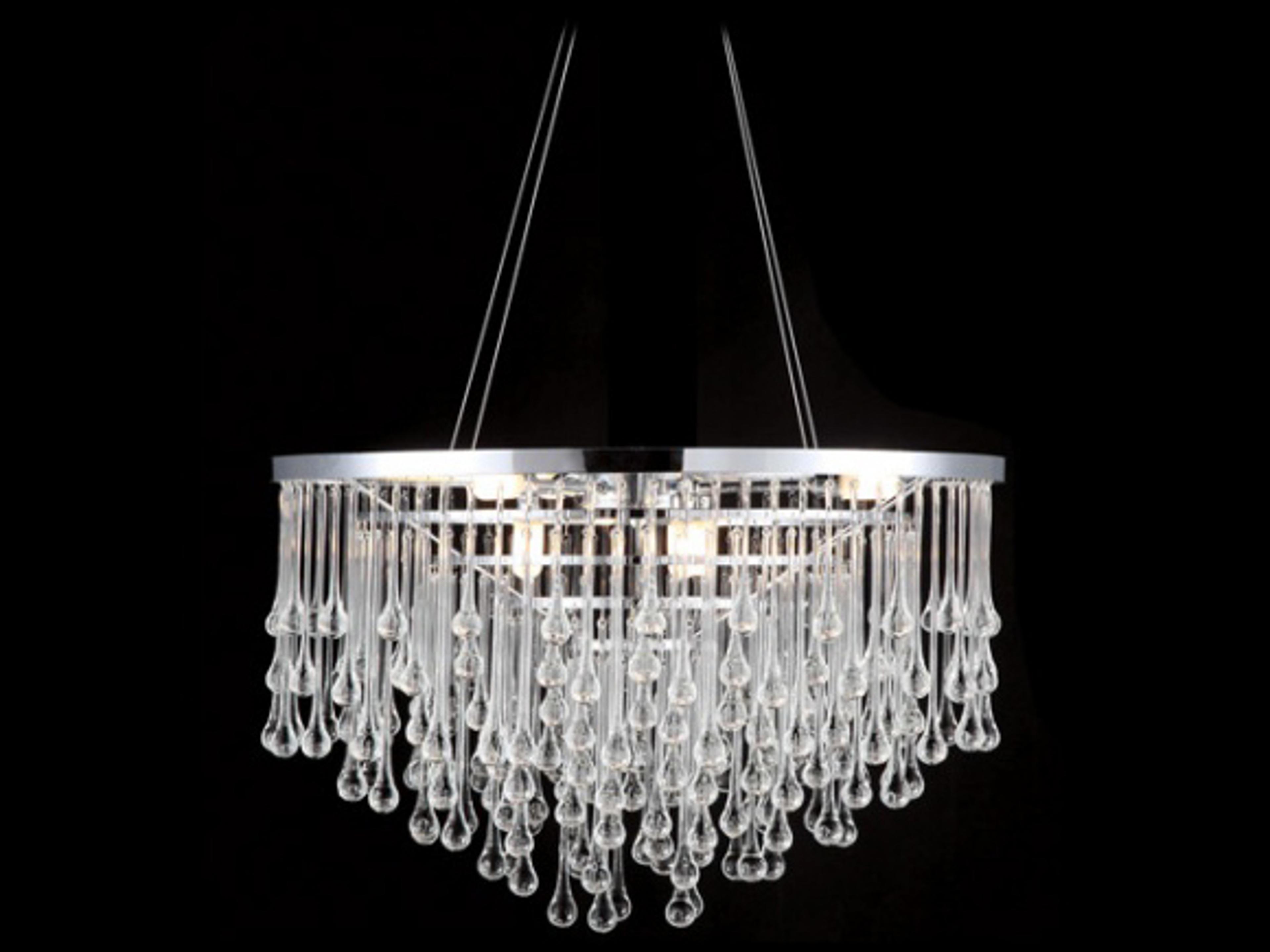 Avenue Lighting Hollywood Blvd 6-Light Polish Nickel Chandelier