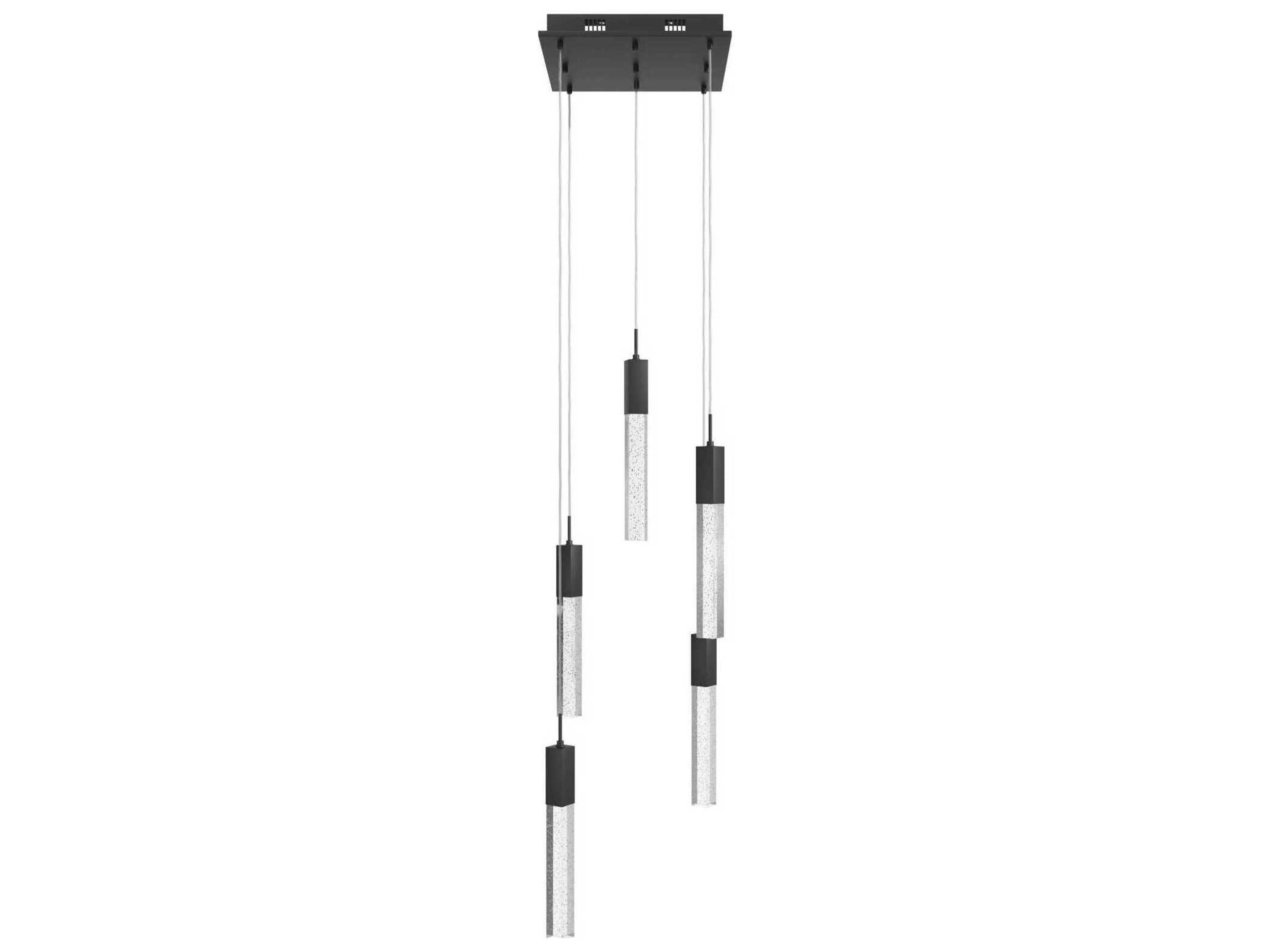 The Original Glacier 5-Light Black Linear Pendant