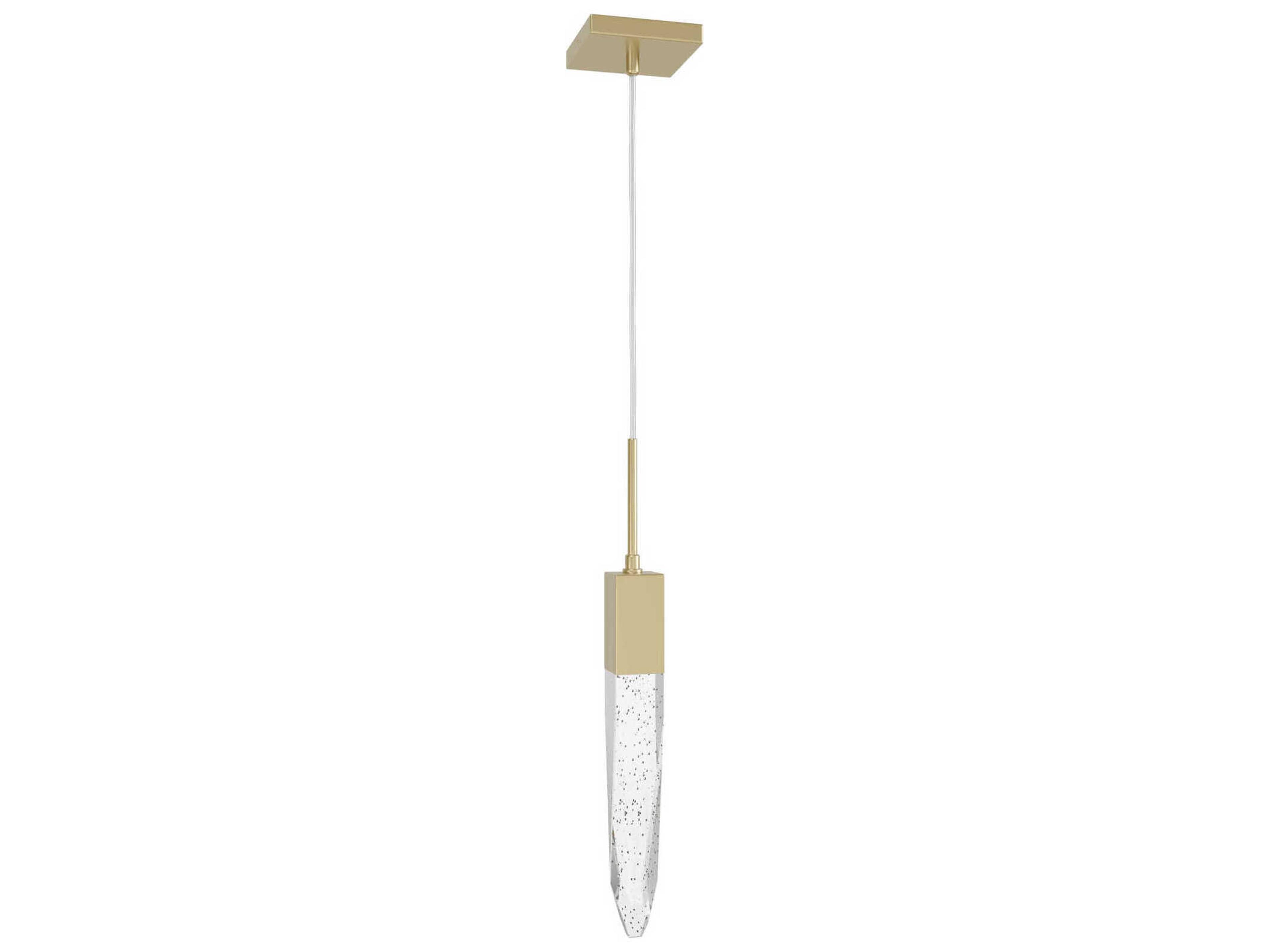 Avenue Lighting Aspen 1-Light Brushed Brass Linear Pendant