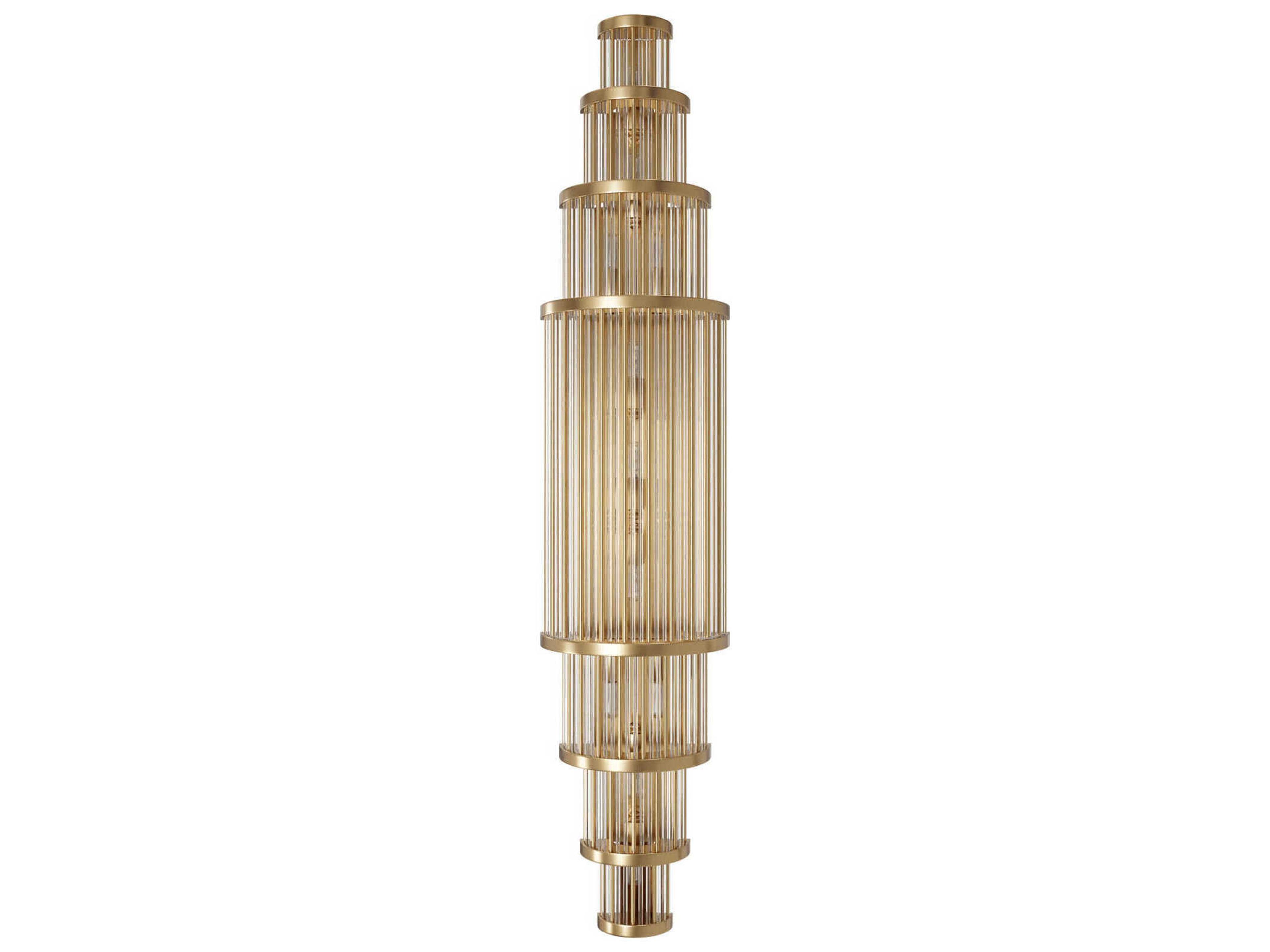 Avenue Lighting Waldorf 11-Light Aged Brass Wall Sconce