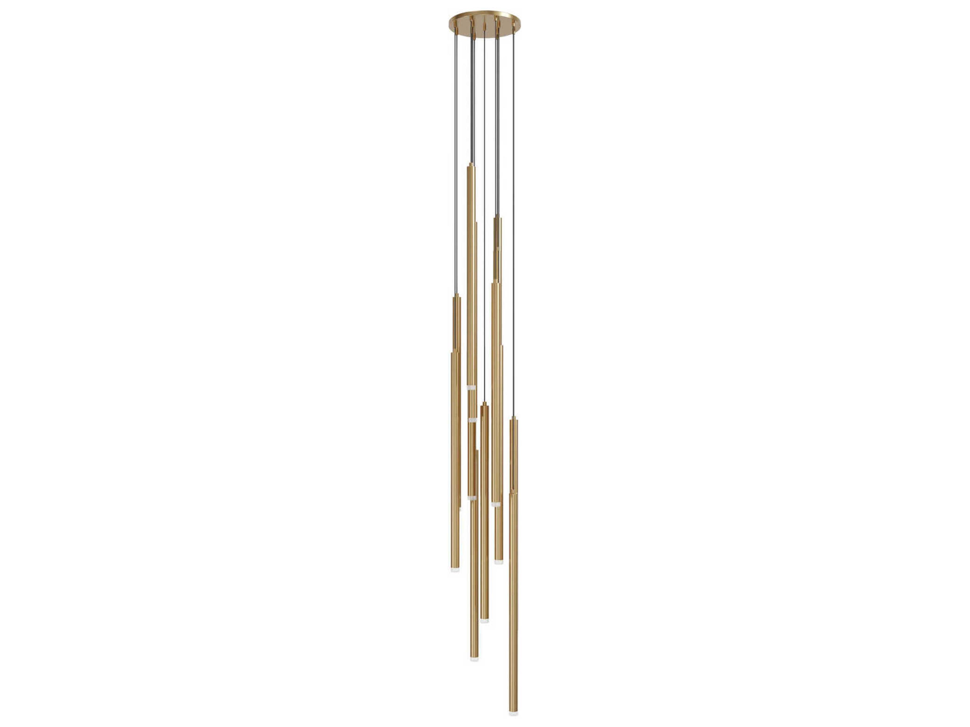 Avenue Lighting Filmore Ave 13-Light Aged Brass Linear Pendant