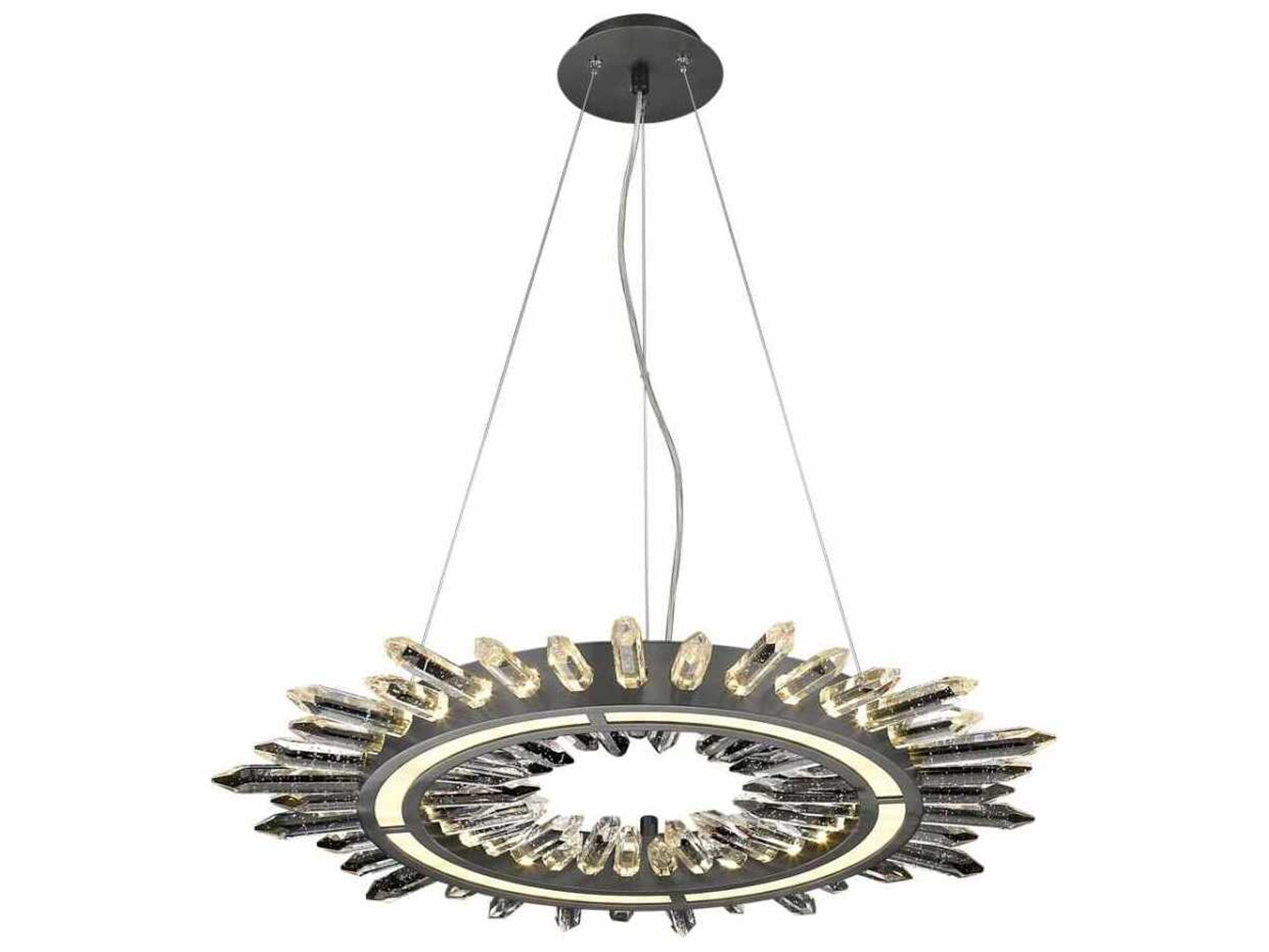 Avenue Lighting Aspen Dark Bronze Round Pendant