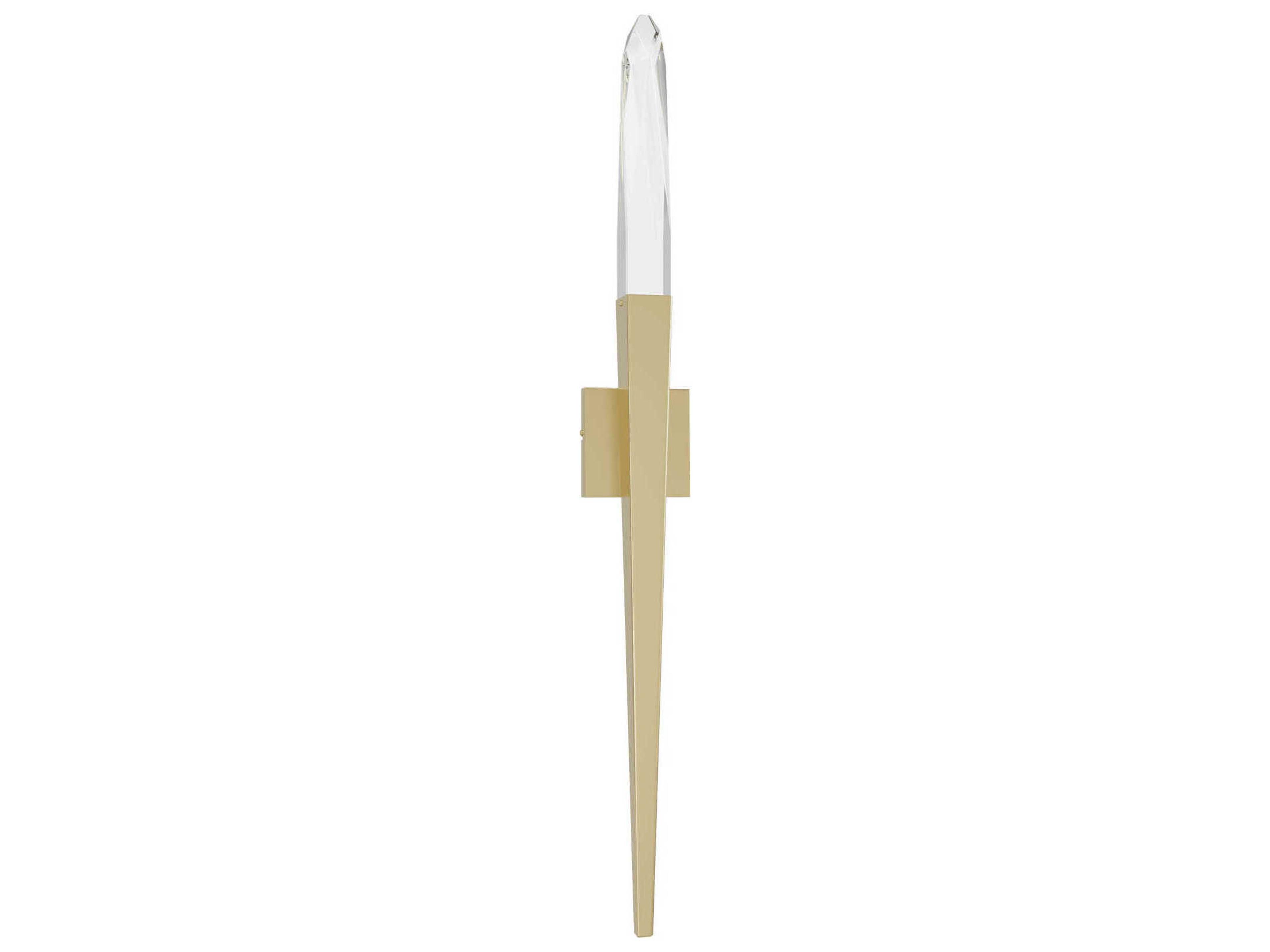 Avenue Lighting Aspen 1-Light Brushed Brass Wall Sconce