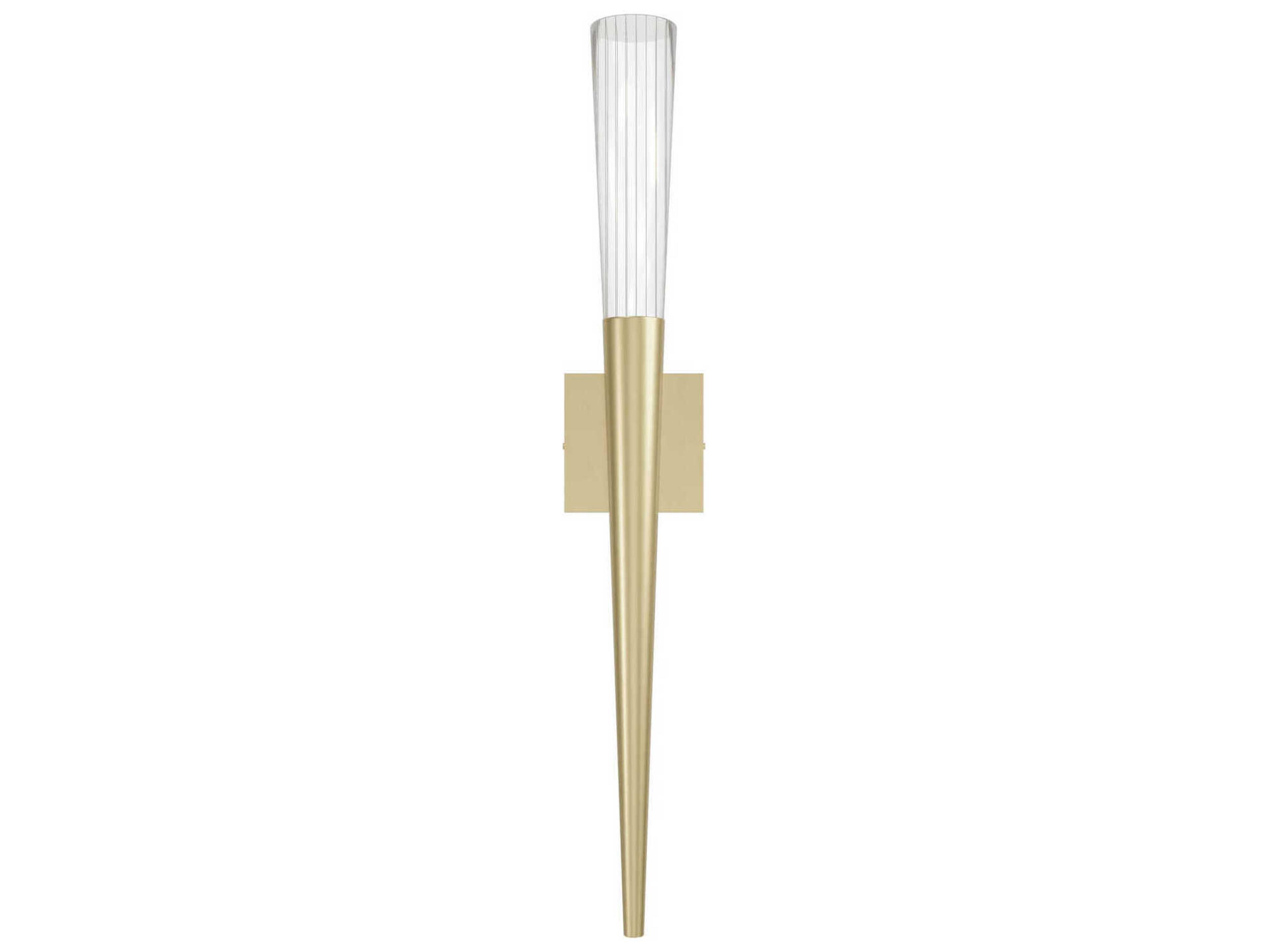 Avenue Lighting Encino 1-Light Brushed Brass Wall Sconce
