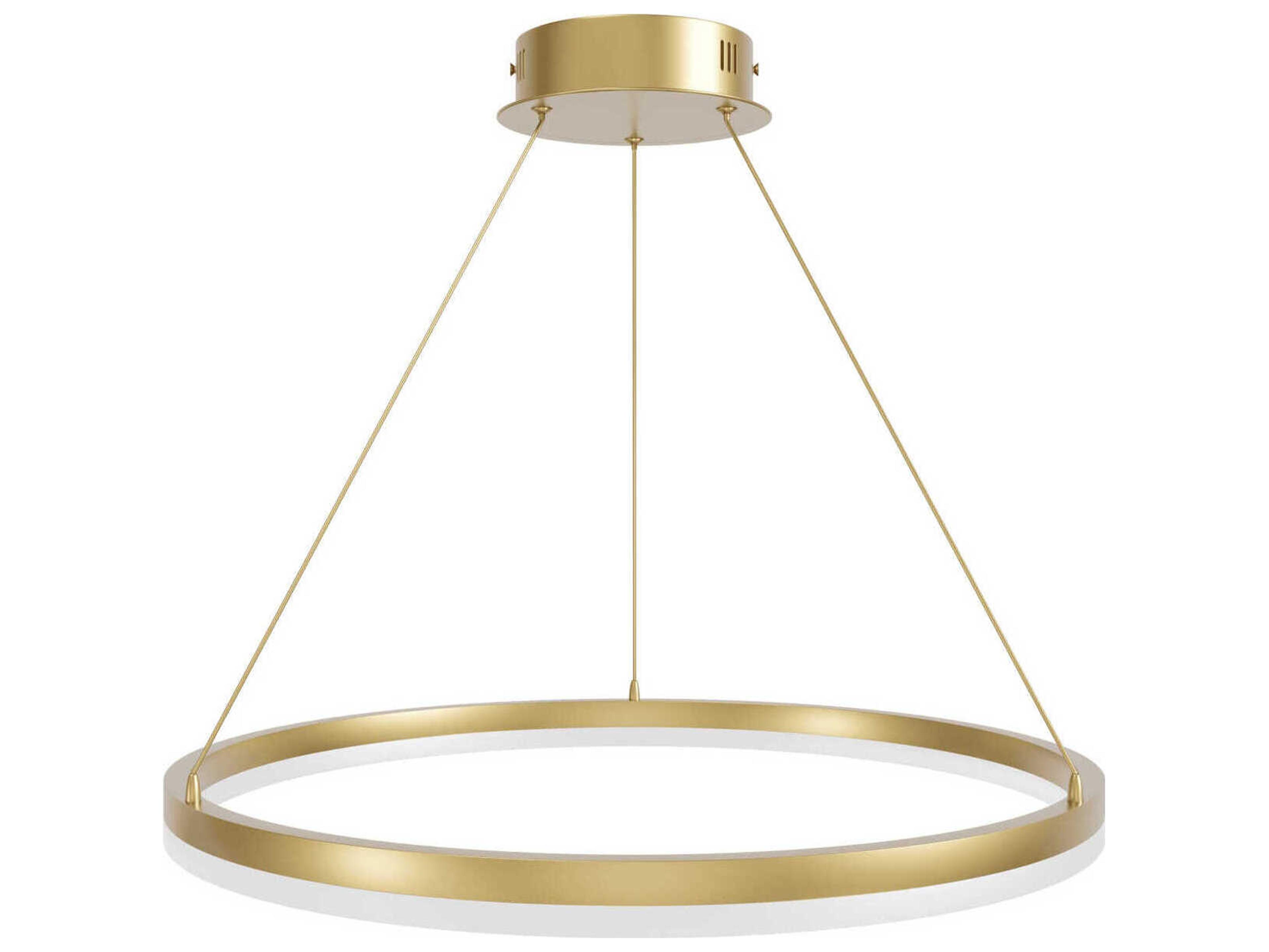 Avenue Lighting Circa Led Gold Round Pendant