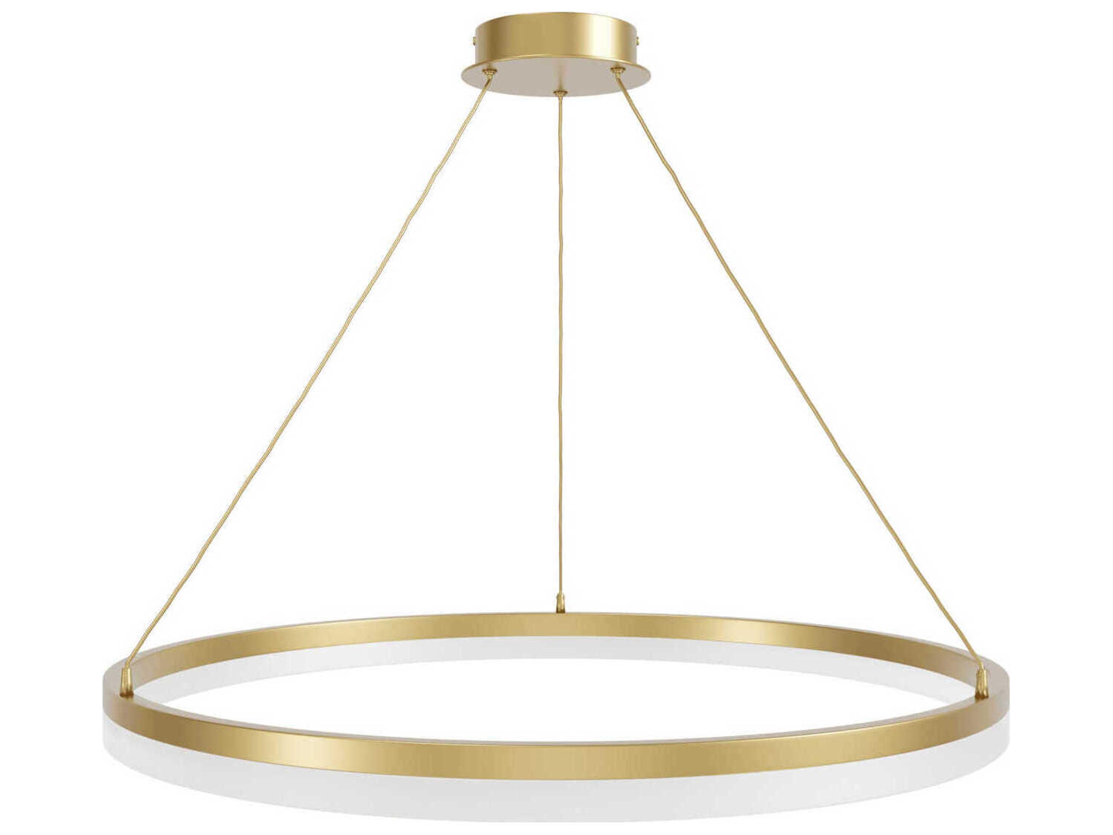 Avenue Lighting Circa Led Gold Round Pendant