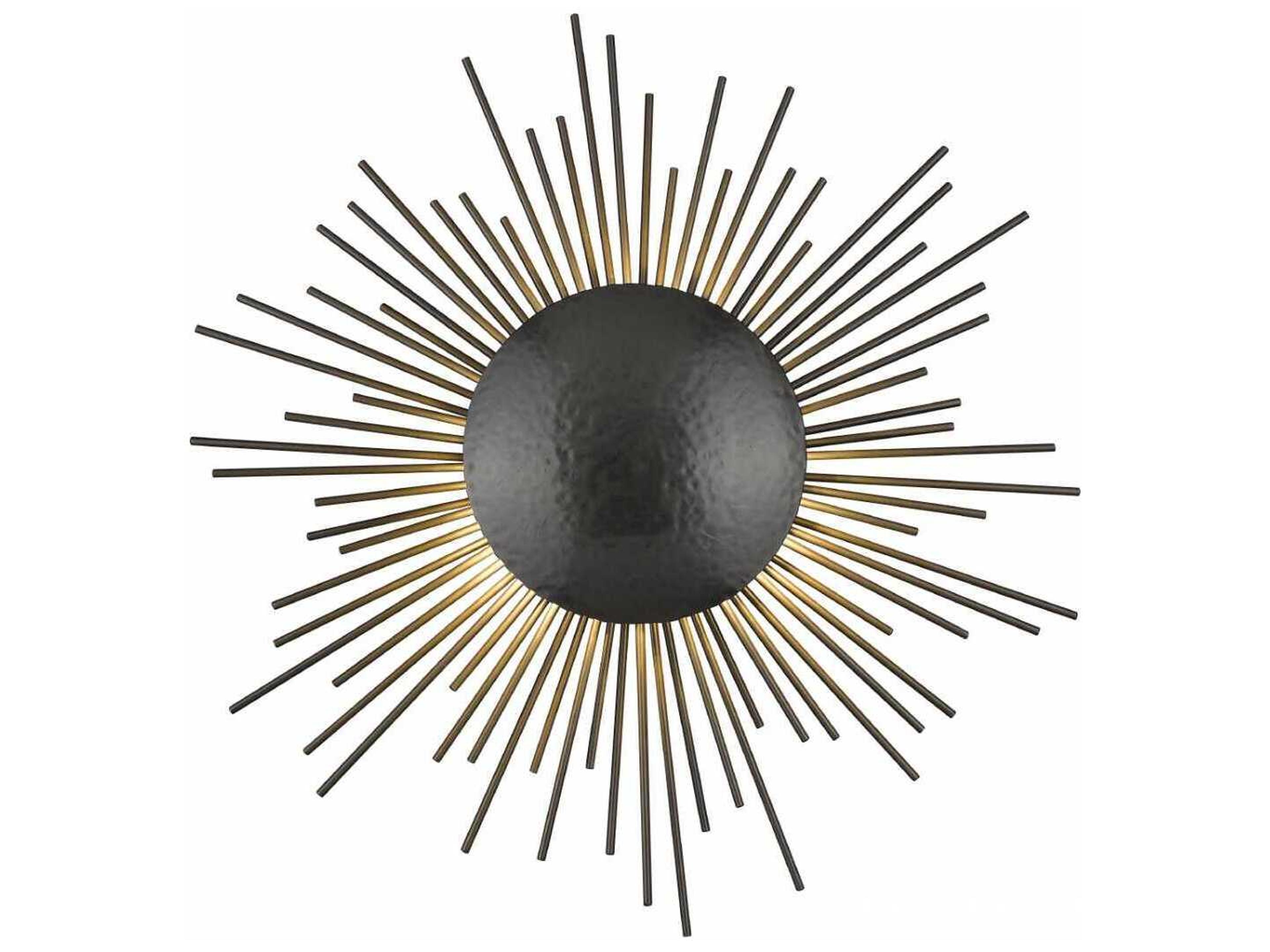 Avenue Lighting Marquee St 3-Light Hammered Dark Bronze Wall Sconce