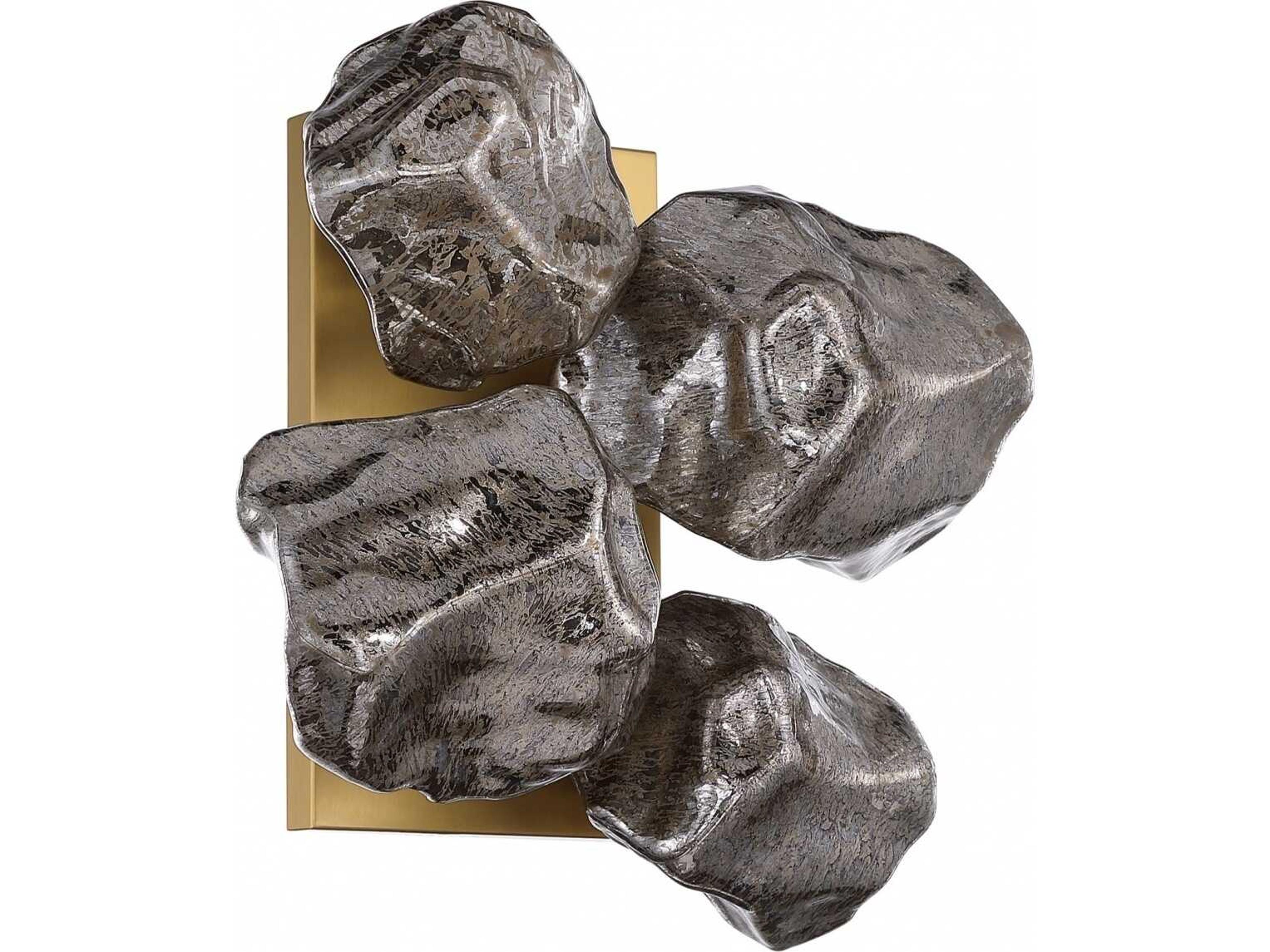 Avenue Lighting Rockefeller 4-Light Aged Brass Wall Sconce