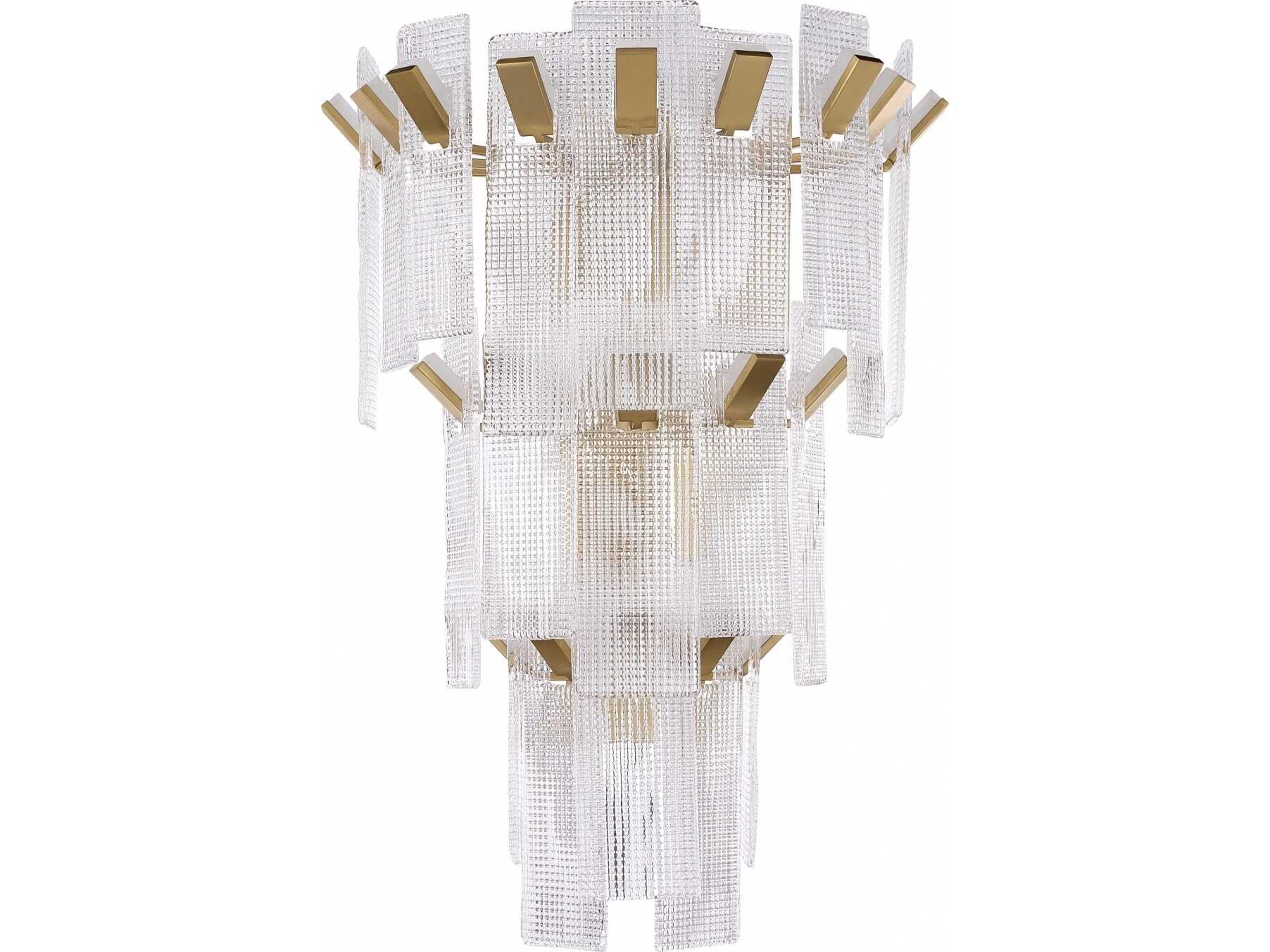 Avenue Lighting Belmont 1-Light Aged Golden Brass Wall Sconce