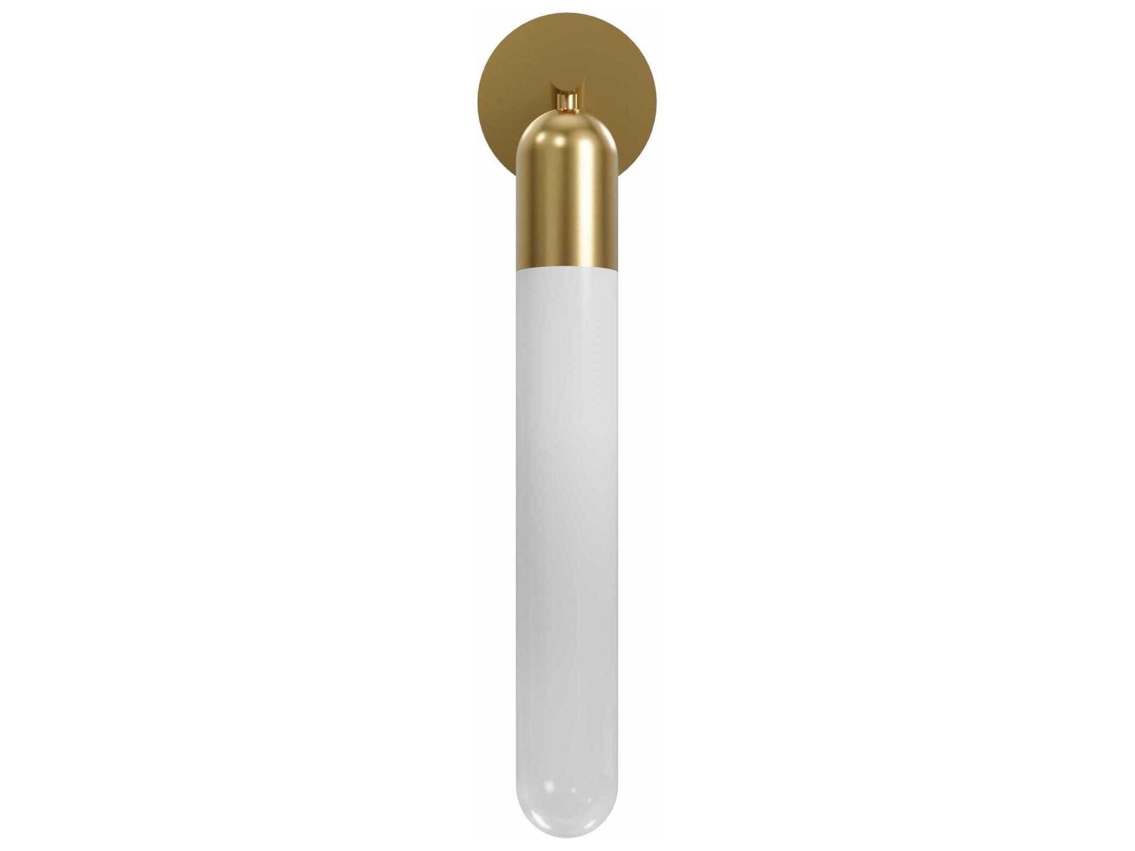Avenue Lighting Tribeca 1-Light Aged Brass Wall Sconce