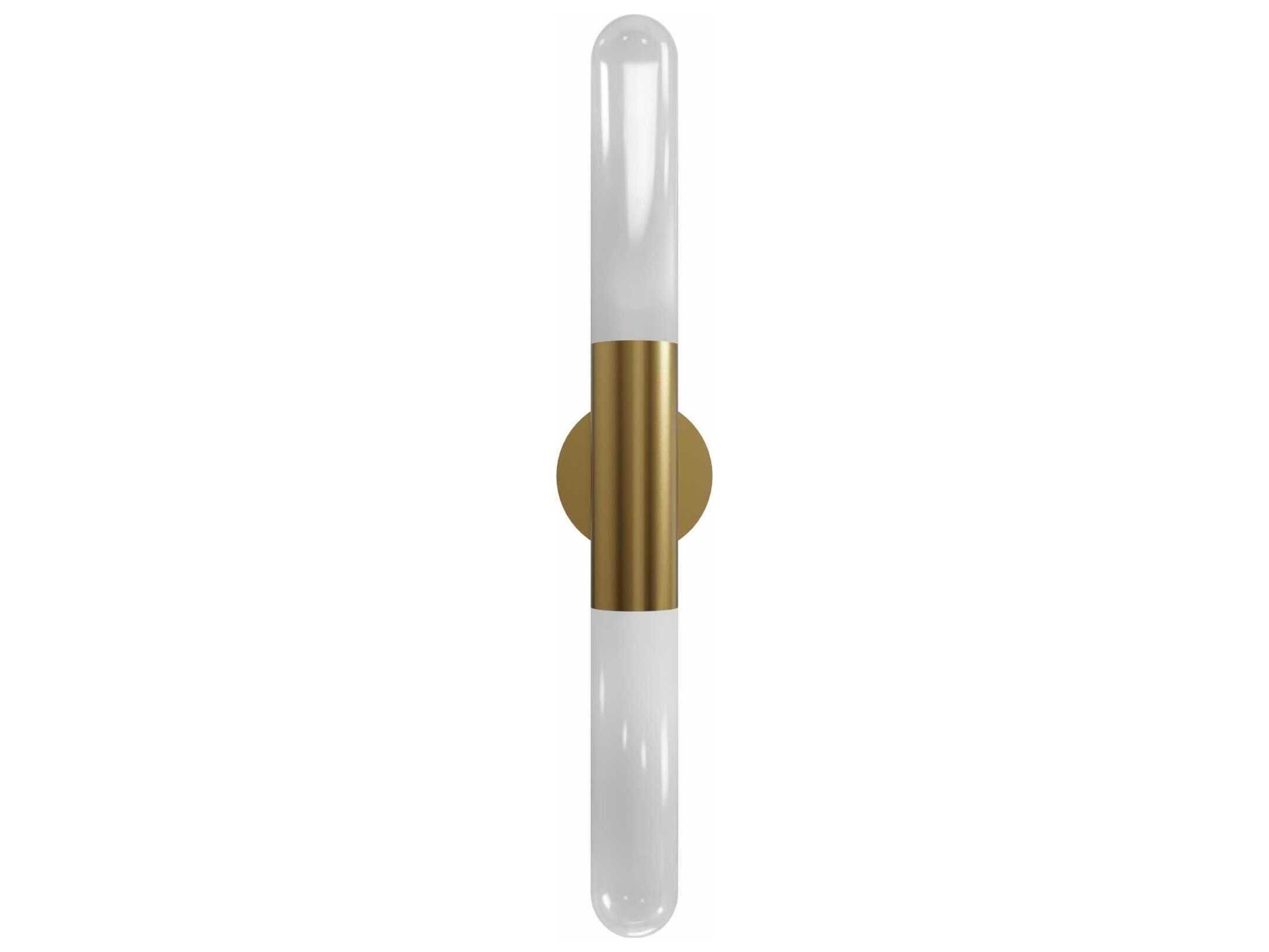 Avenue Lighting Tribeca 2-Light Aged Brass Wall Sconce