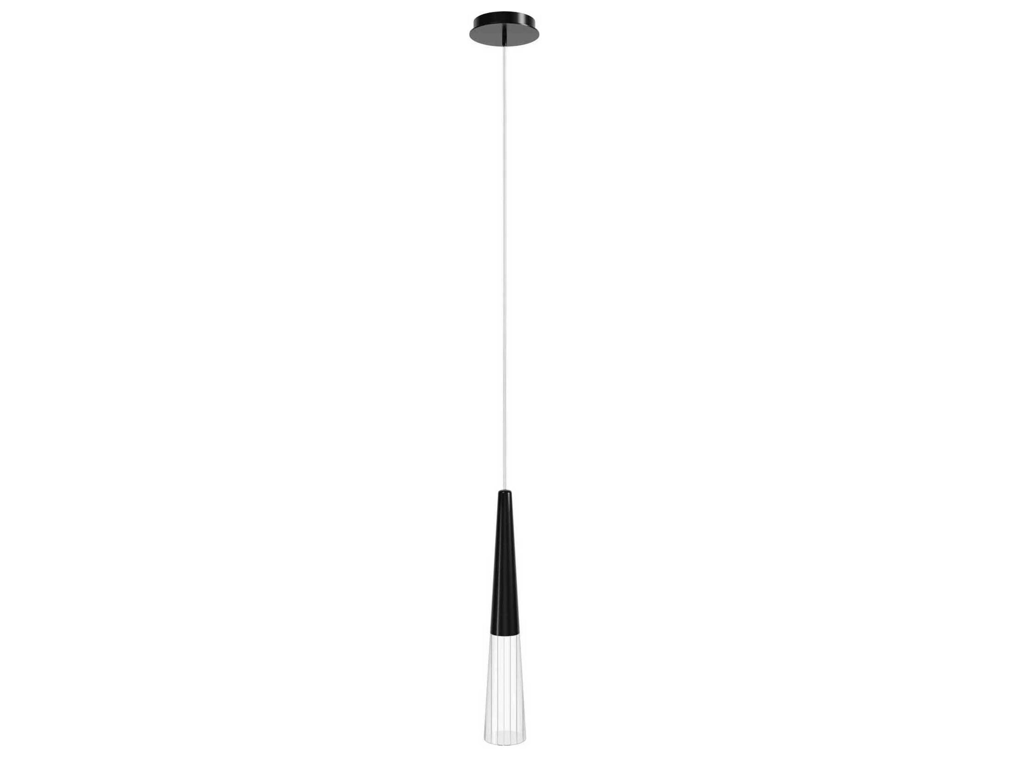 Avenue Lighting Encino 1-Light Gun Metal Gunmetal Linear Mini Pendant