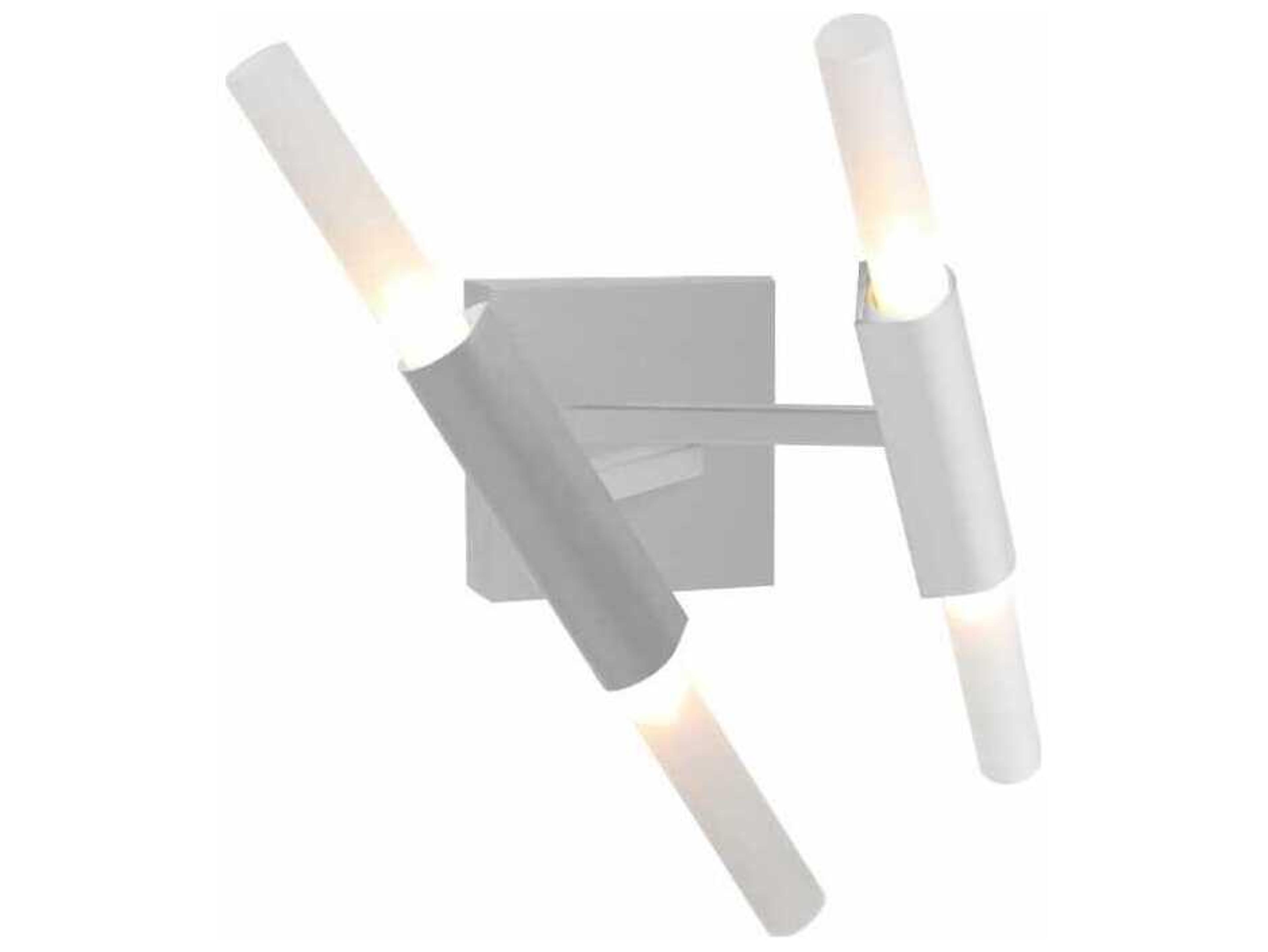 Avenue Lighting San Vicente Blvd 4-Light Matte Chrome Wall Sconce