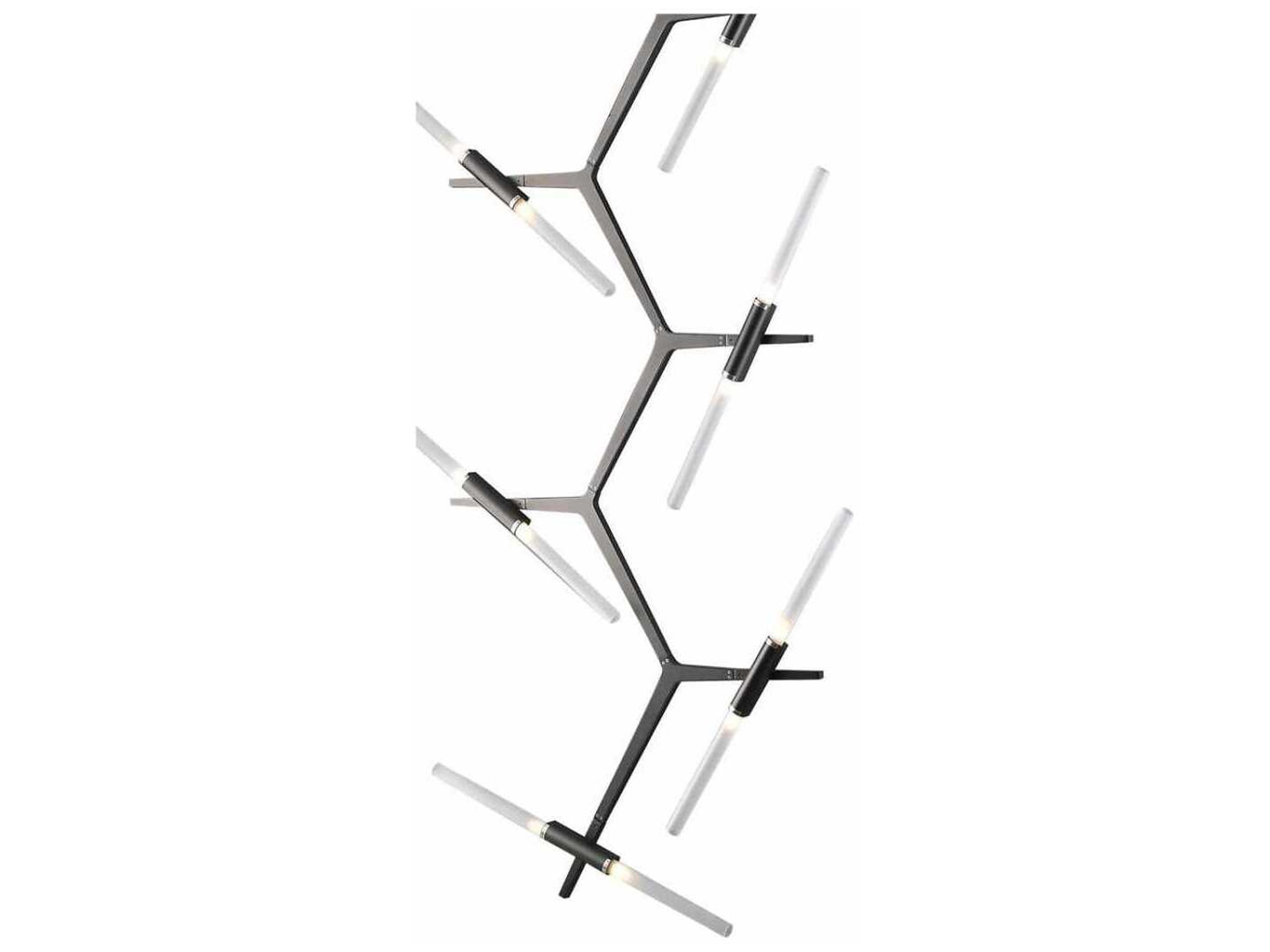 Avenue Lighting San Vicente Blvd 20-Light Dark Bronze Linear Pendant