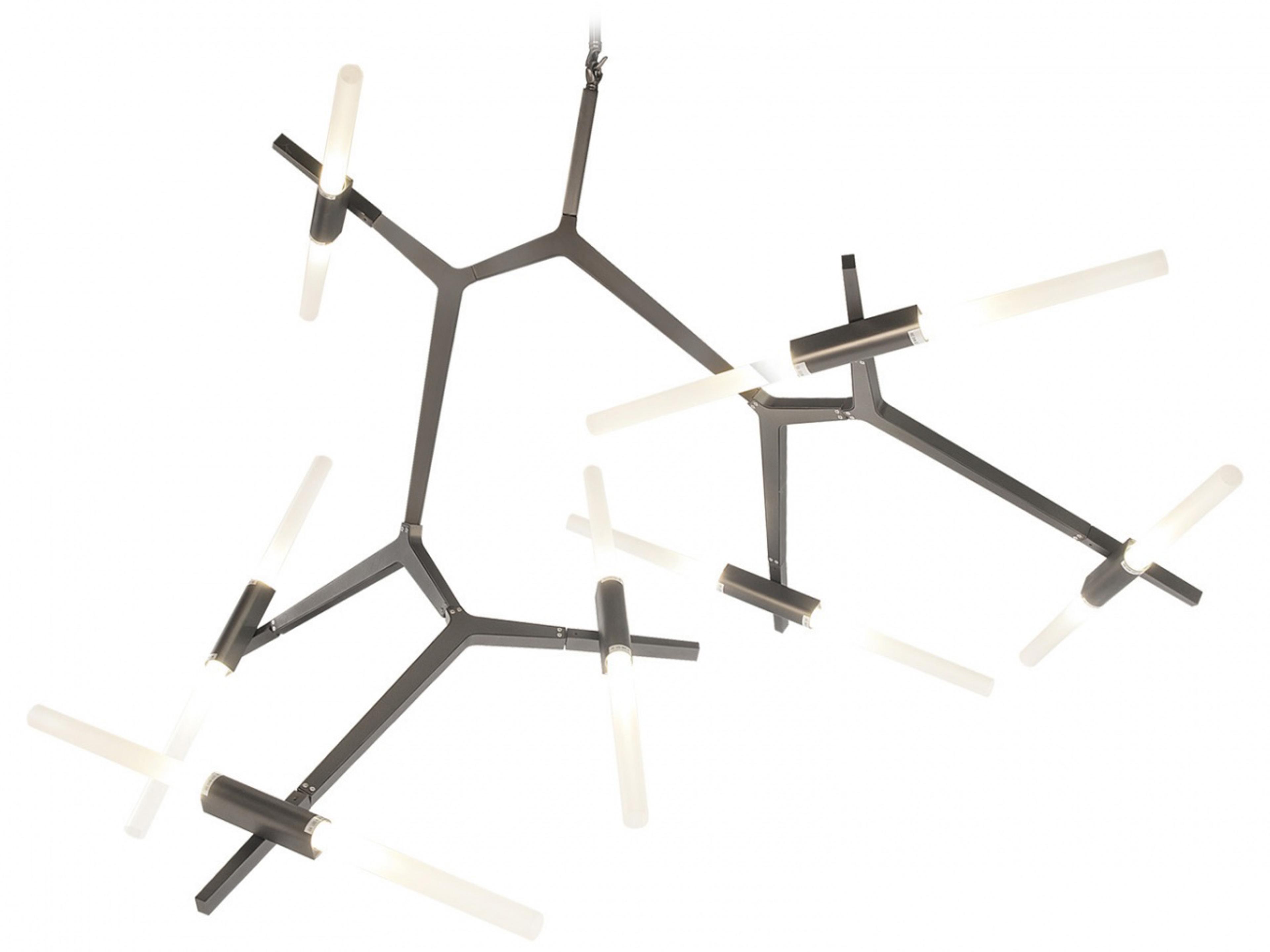 Avenue Lighting San Vicente Blvd 14-Light Dark Bronze Linear Pendant