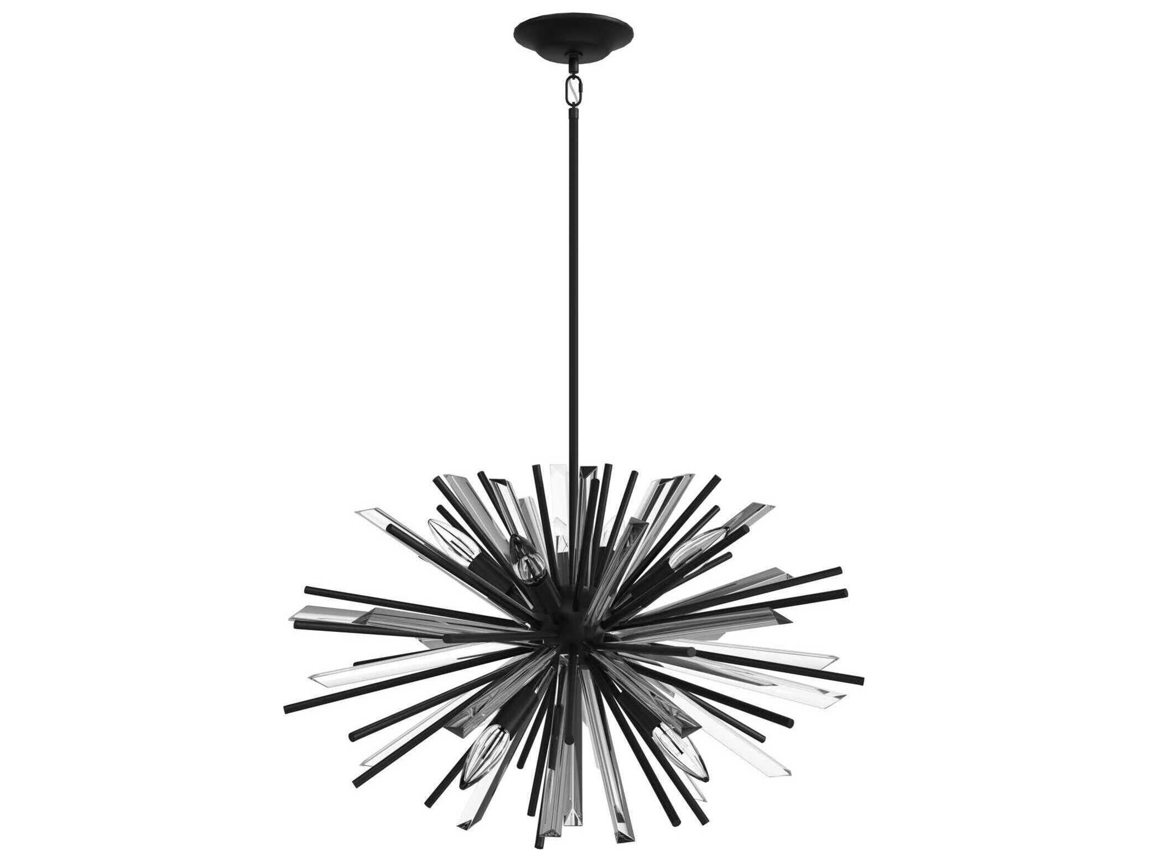 Avenue Lighting Palisades Ave 6-Light Black Sputnik Pendant