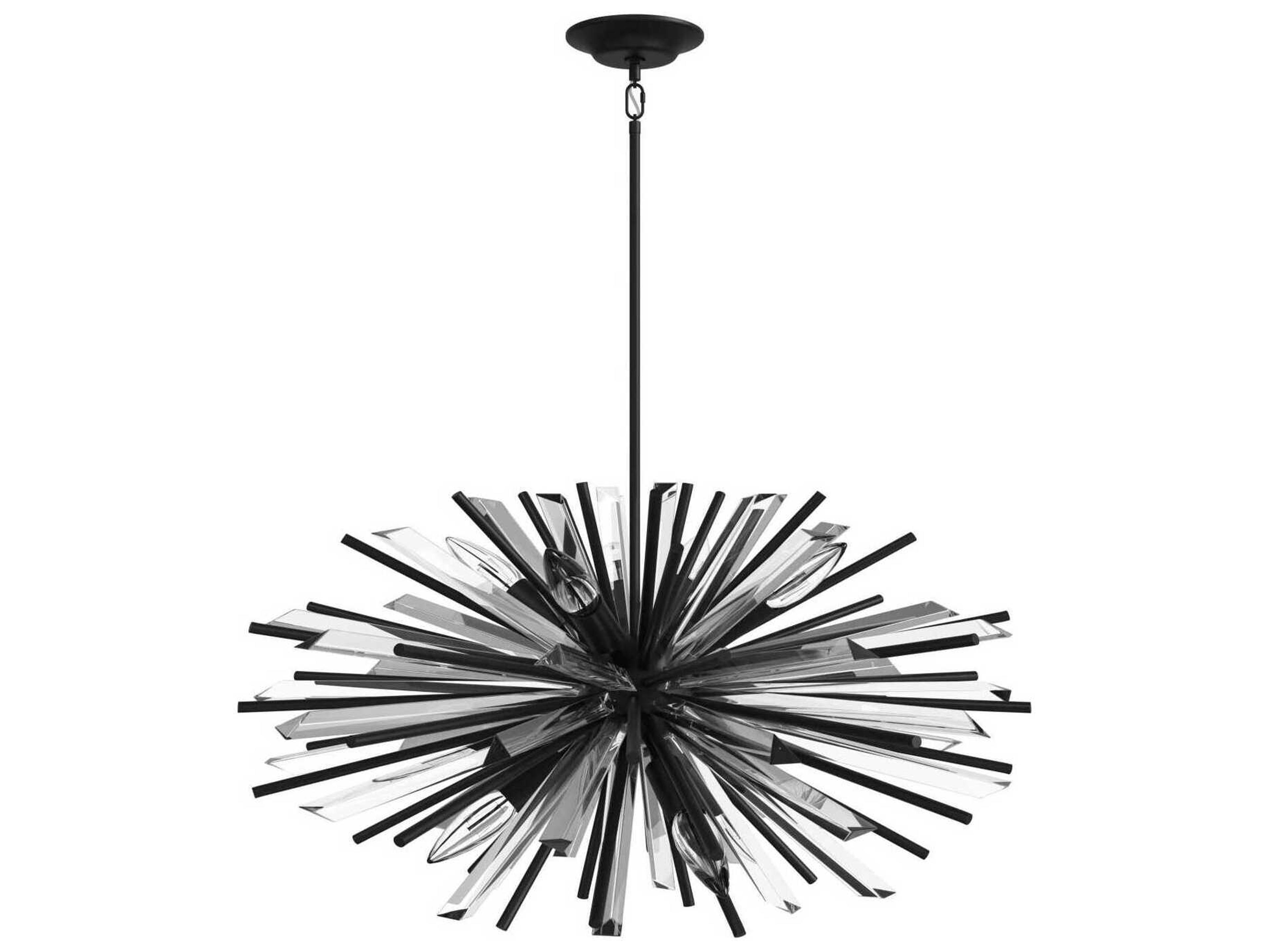 Avenue Lighting Palisades Ave 10-Light Black Sputnik Pendant