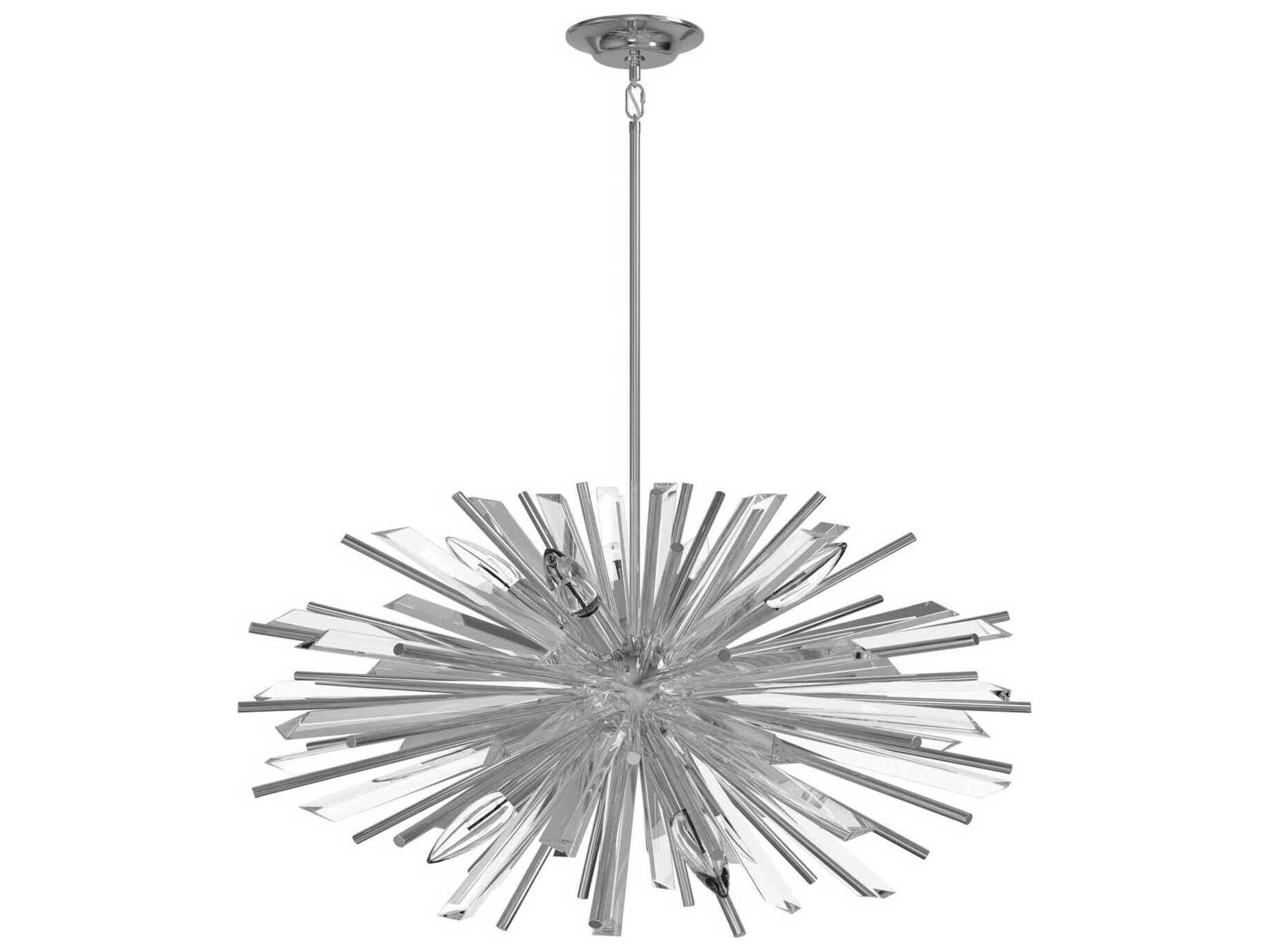 Avenue Lighting Palisades Ave 10-Light Chrome Sputnik Pendant