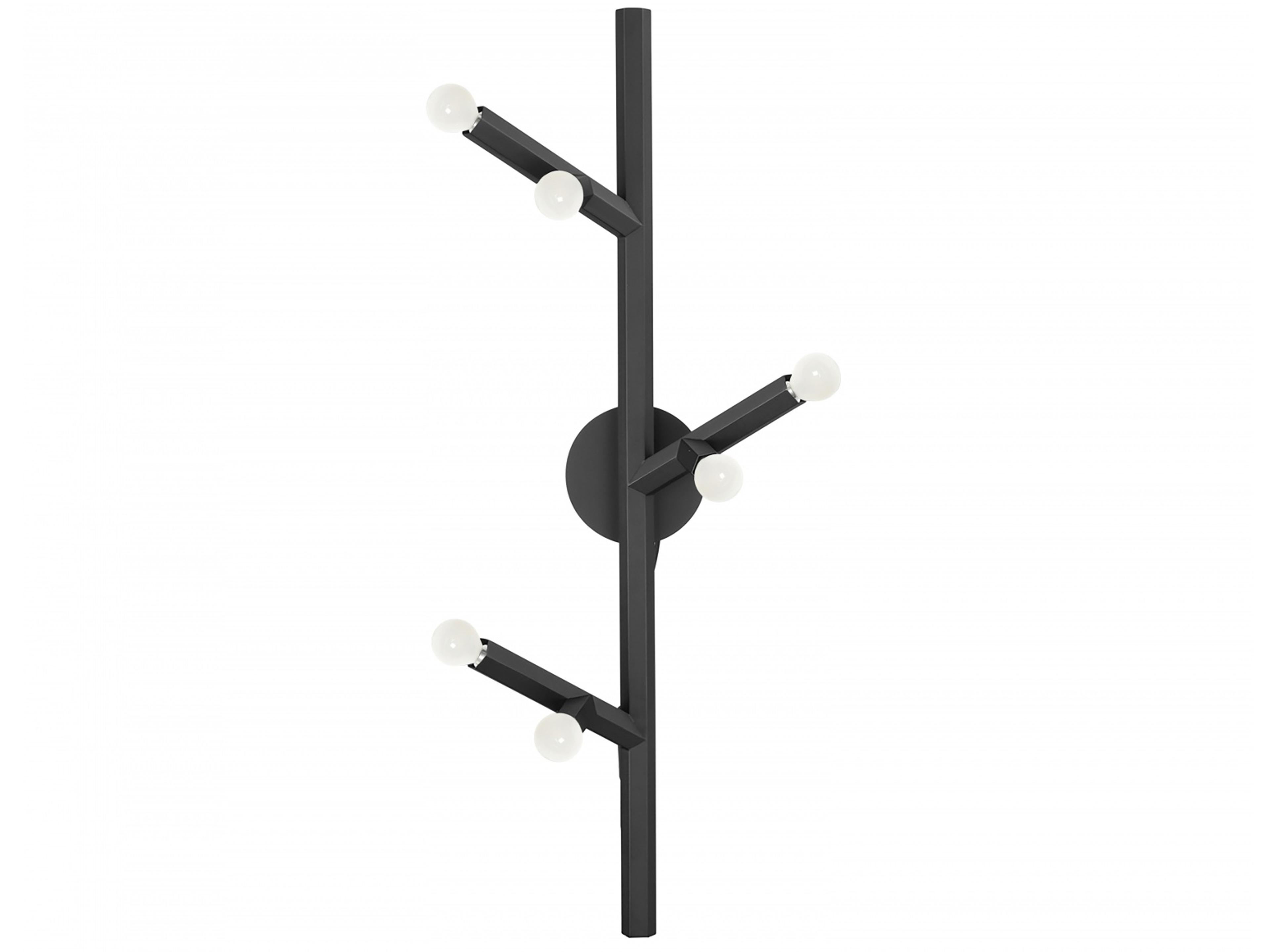 Avenue Lighting The Oaks 6-Light Black Wall Sconce