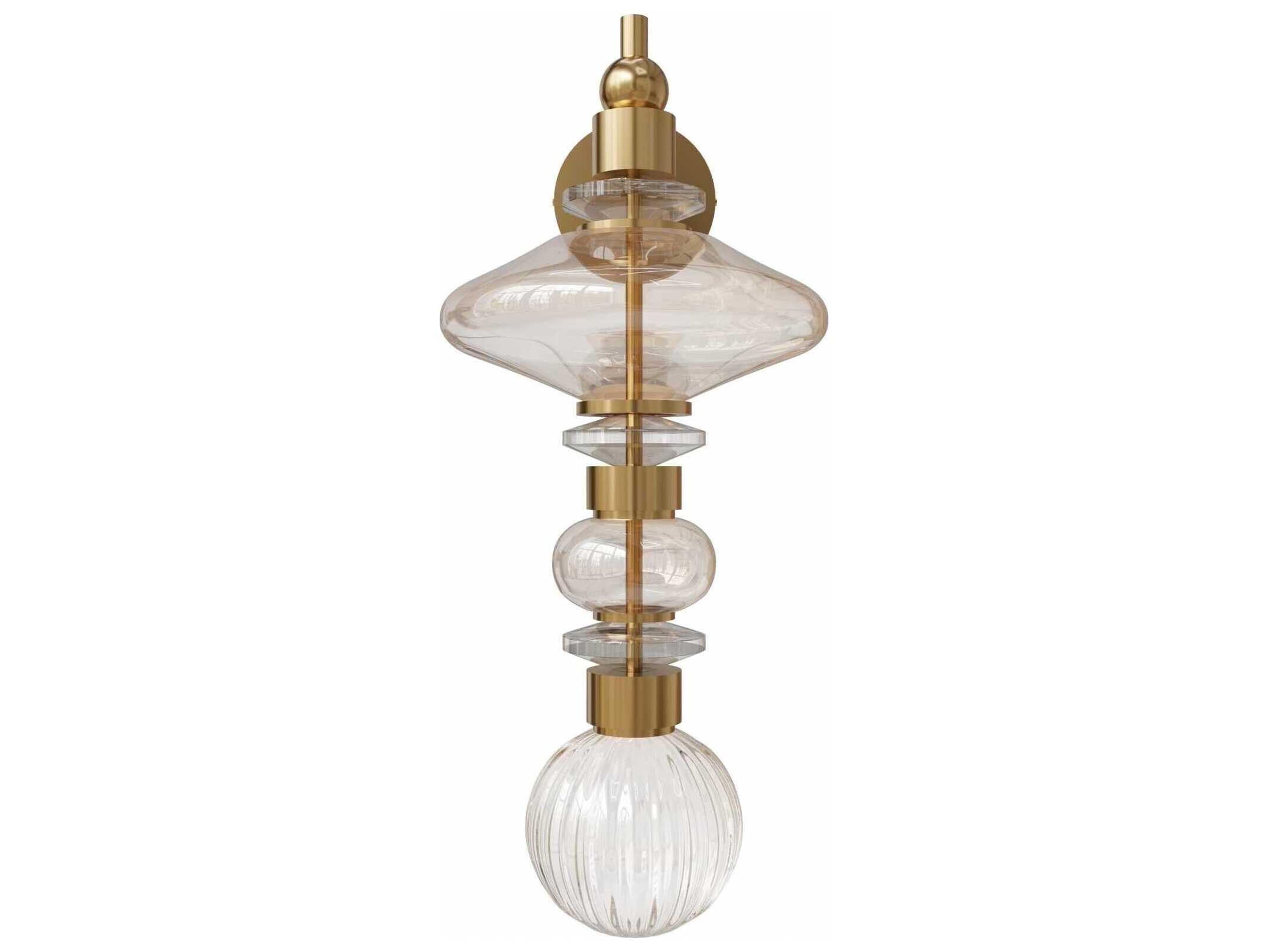 Avenue Lighting Avra Aged Brass Wall Sconce