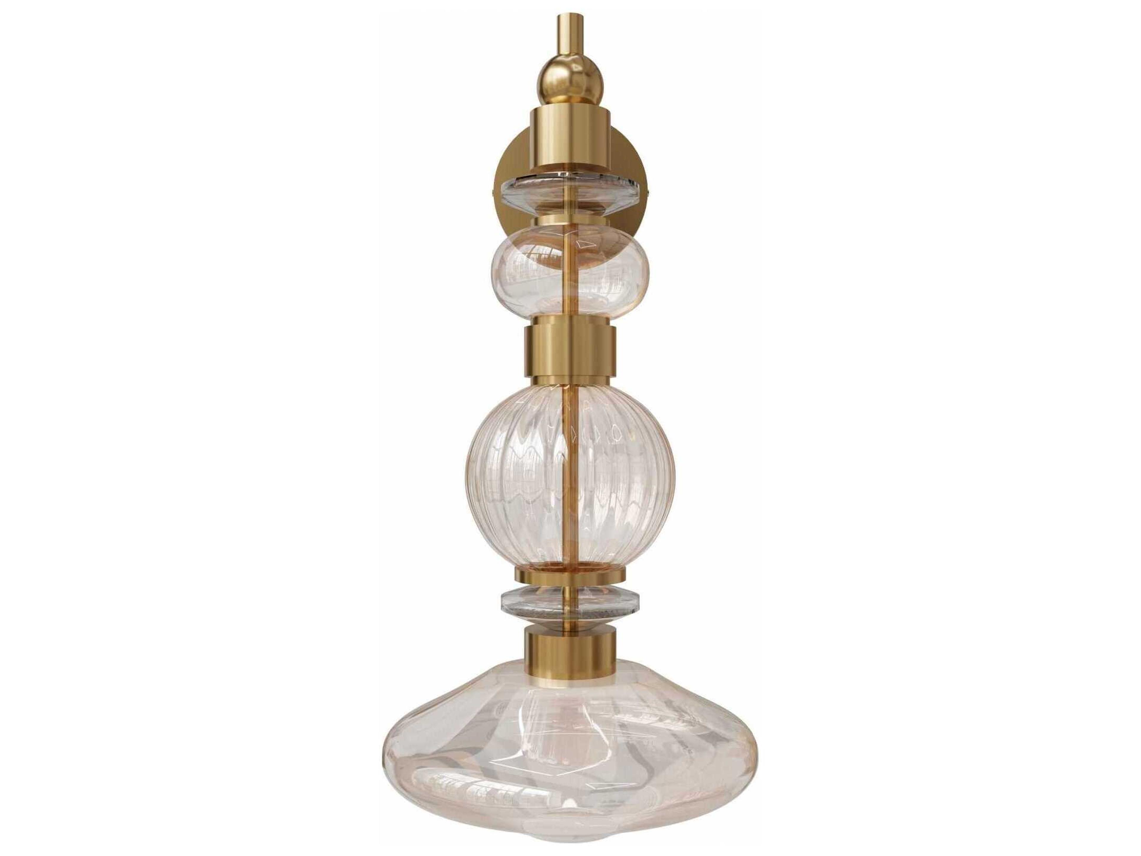 Avenue Lighting Avra Aged Brass Wall Sconce