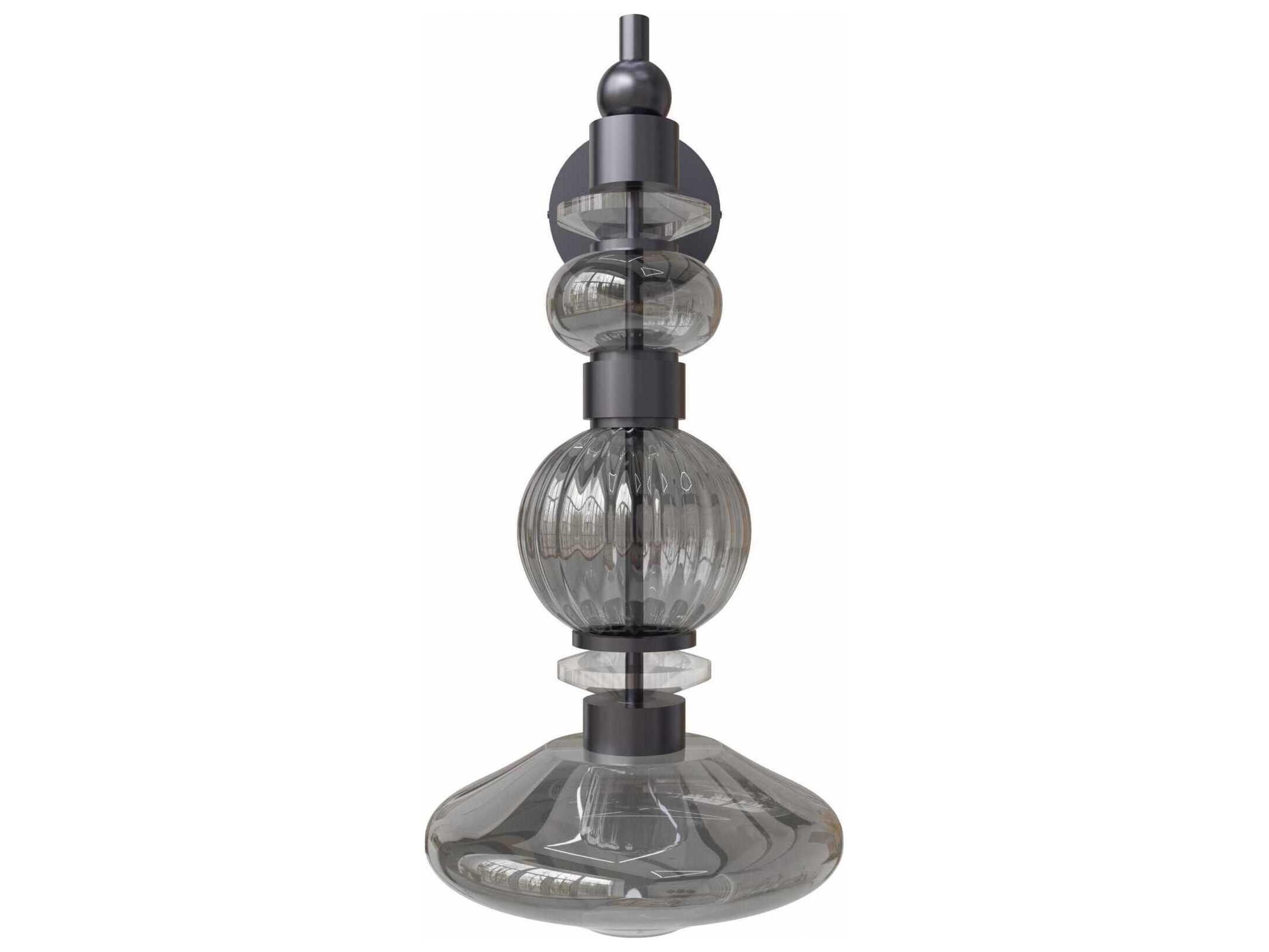 Avenue Lighting Avra 3-Light Black Wall Sconce