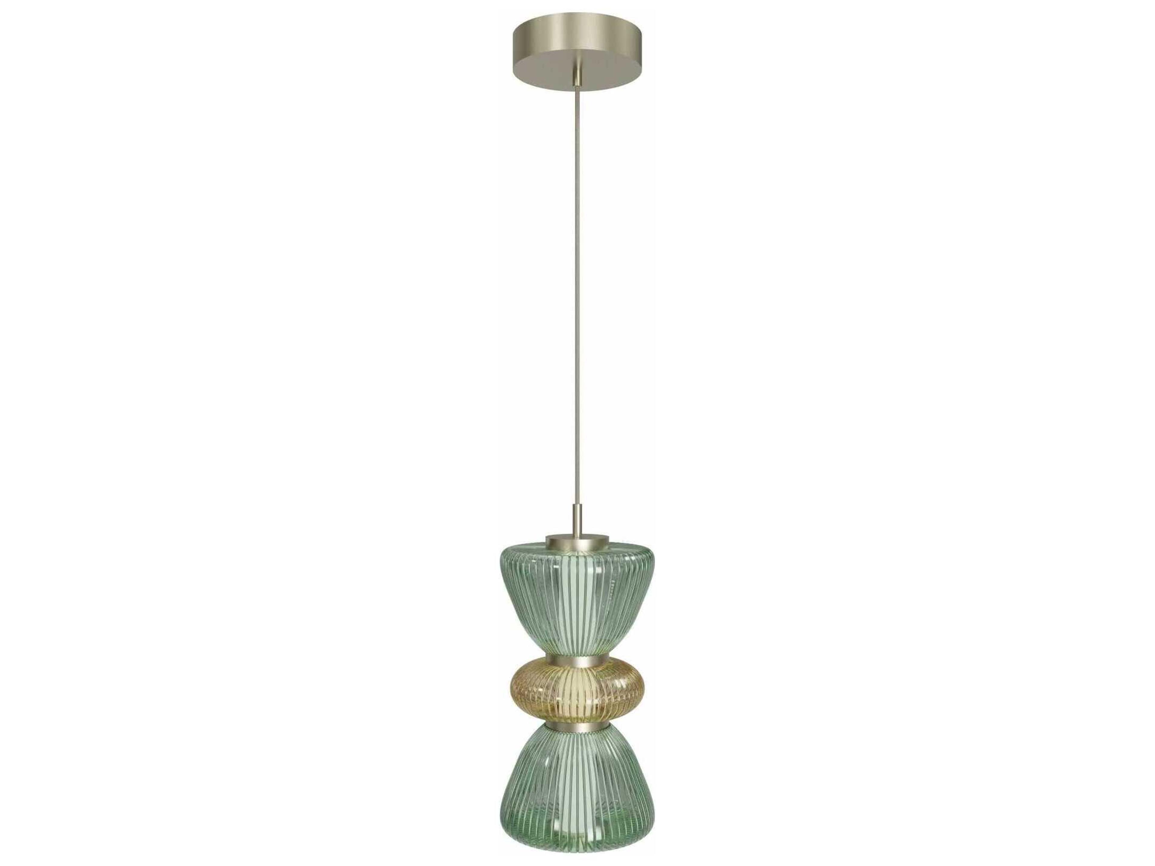 Avenue Lighting Rosewood 2-Light Aged Brass Mini Pendant