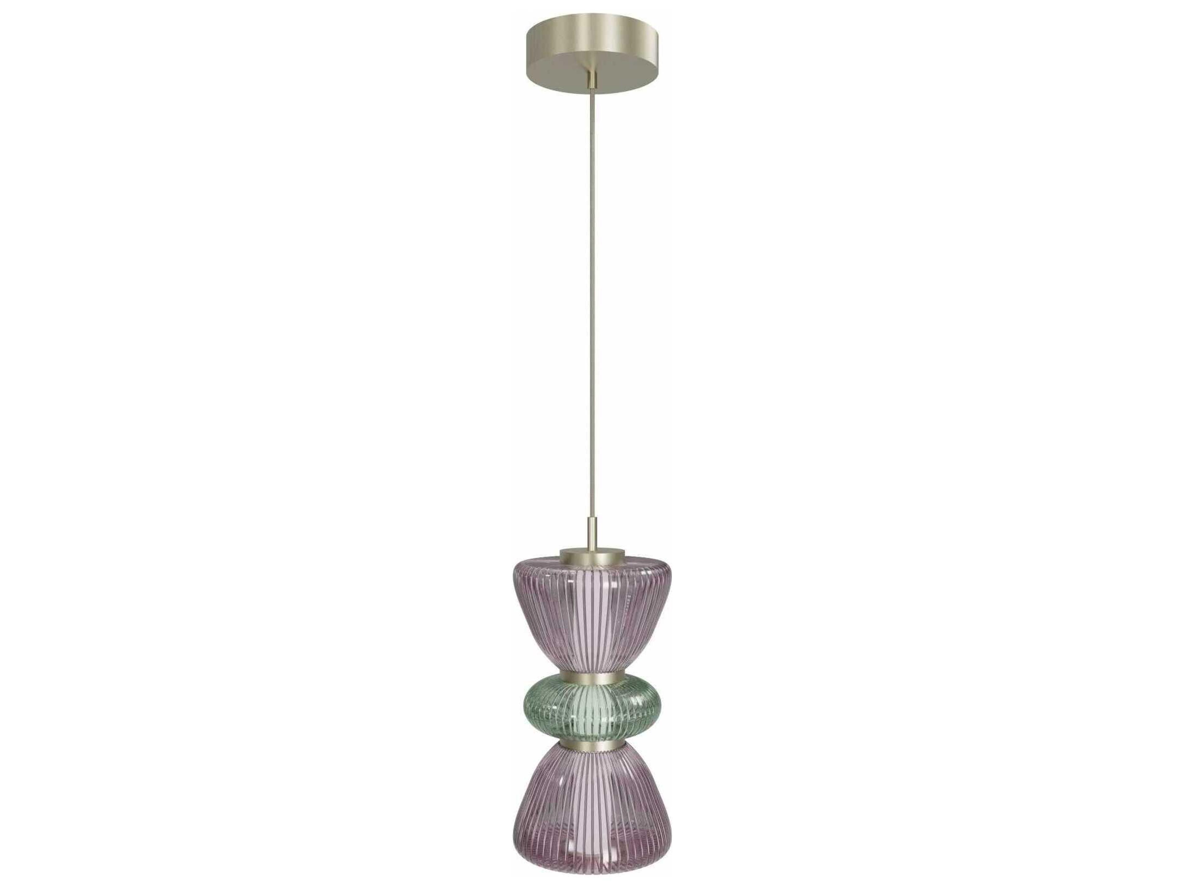 Avenue Lighting Rosewood 2-Light Aged Brass Mini Pendant