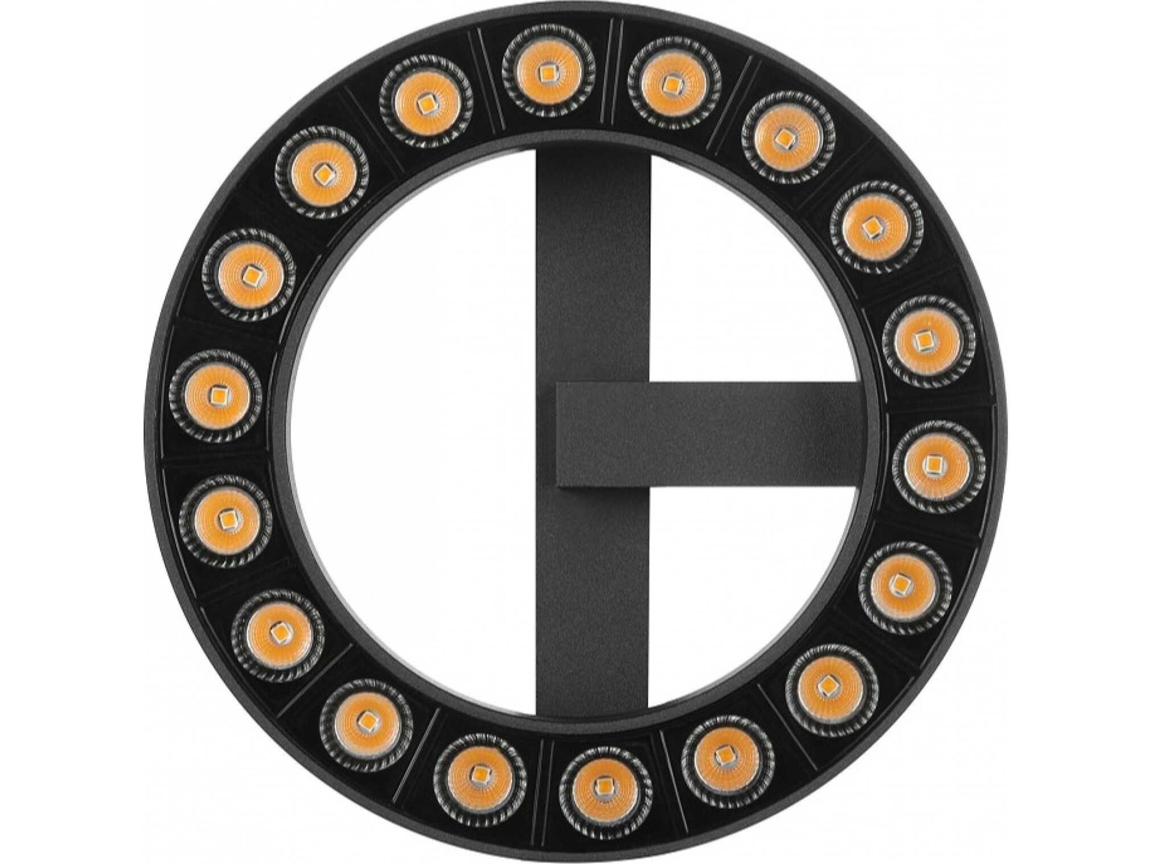 Avenue Lighting Magnetix Black Halo Round Dot Track & Rail Light