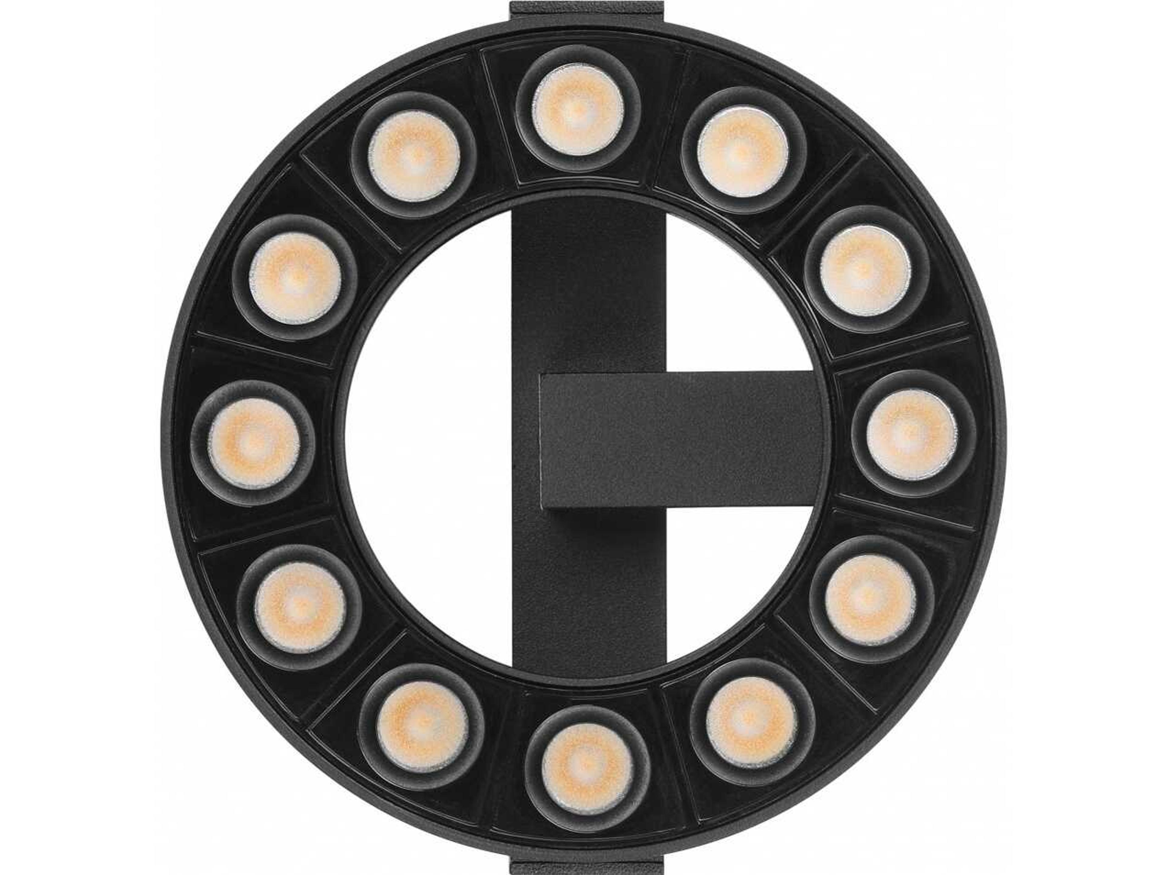 Avenue Lighting Magnetix Black Halo Round Dot Track & Rail Light
