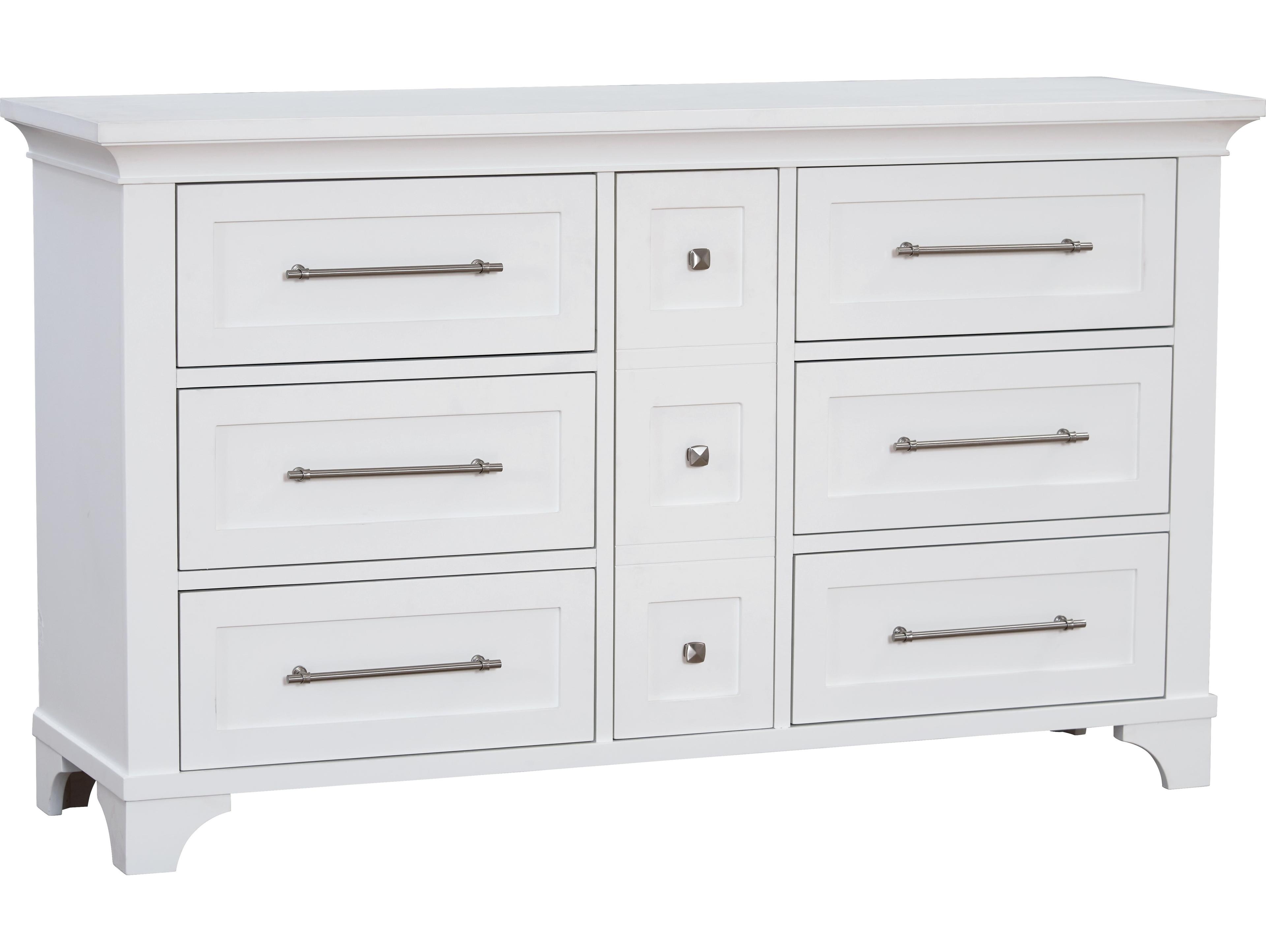 Avalon Furniture 7-Drawers Pine Wood Double Dresser