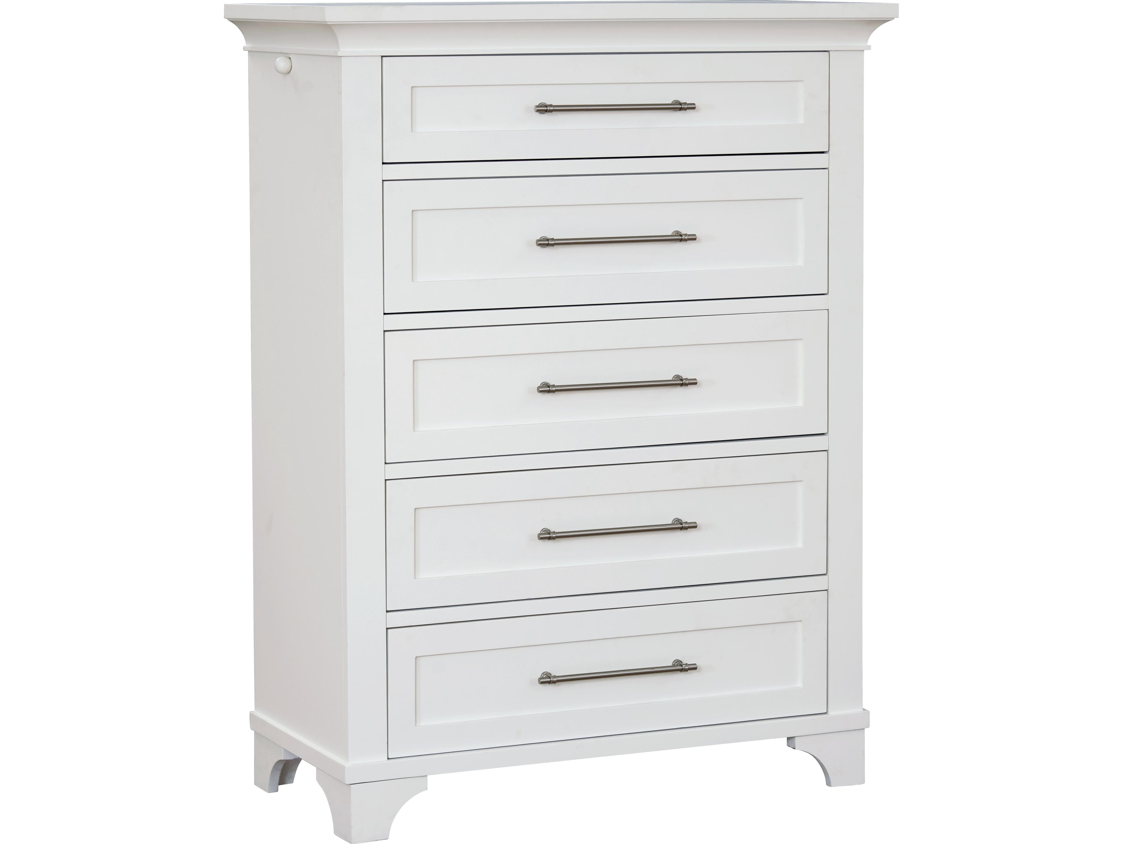 Avalon Furniture White Pine Wood Accent Chest
