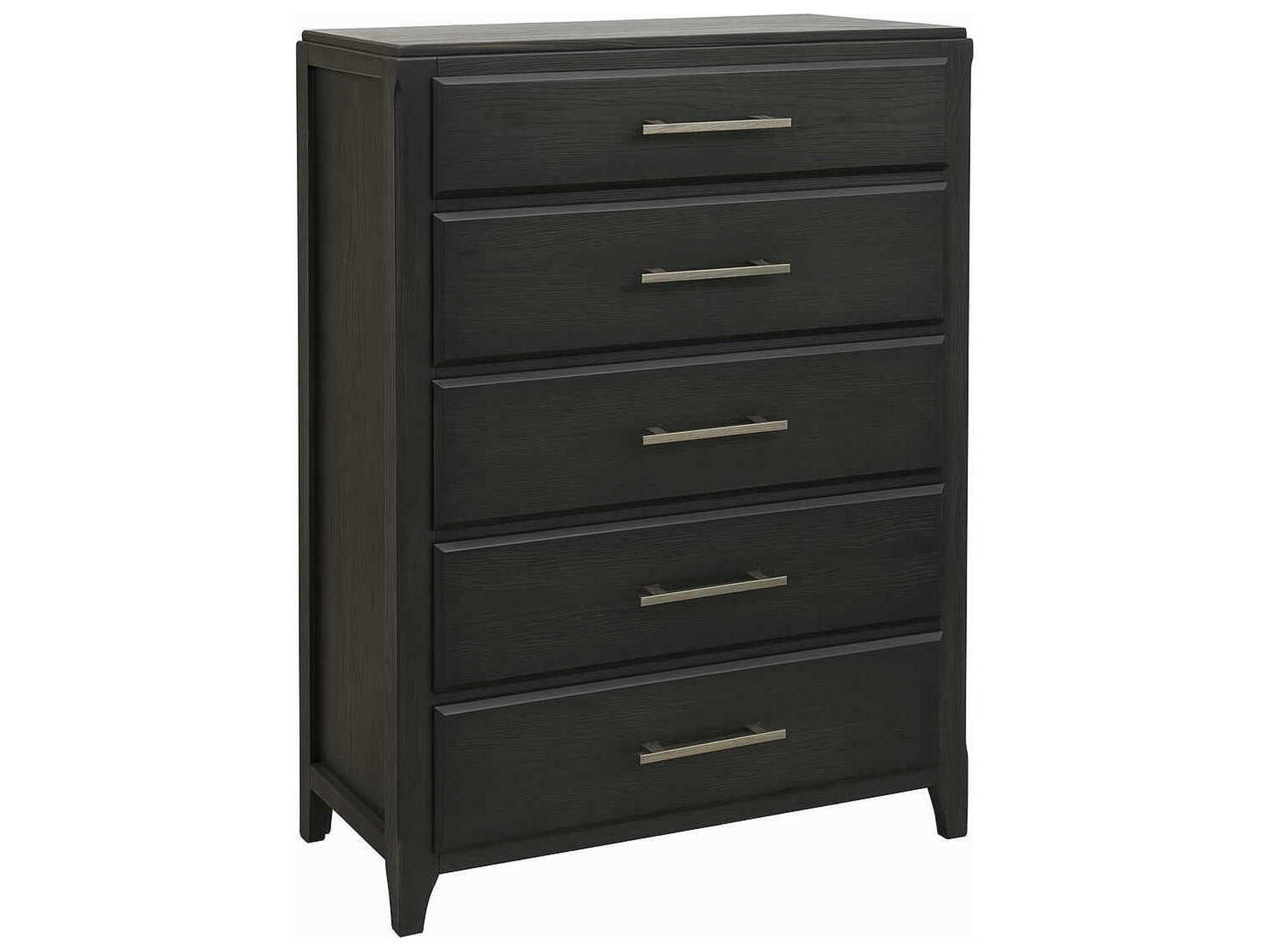 Avalon Furniture 5-Drawers Gray Oak Wood Dresser