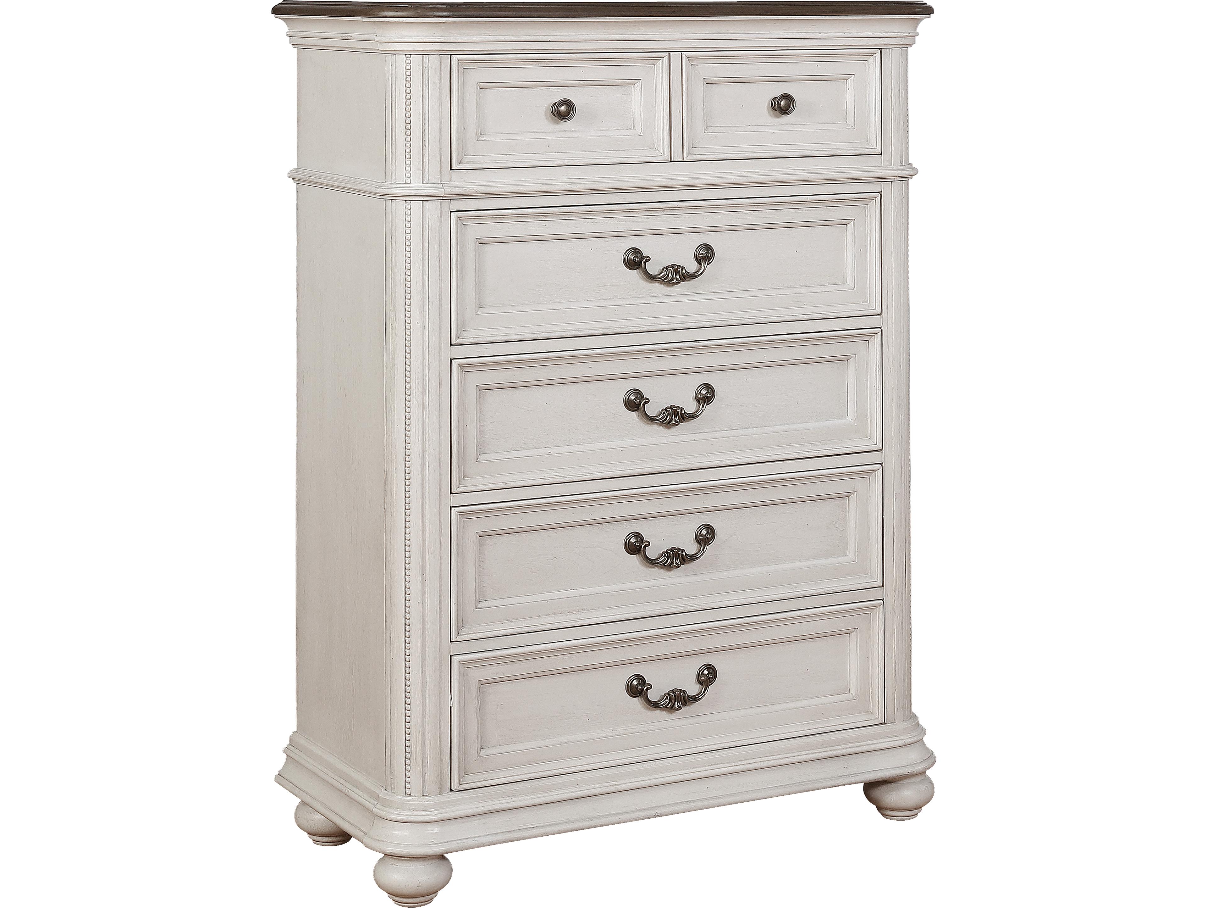 Oak White Birch Wood Accent Chest