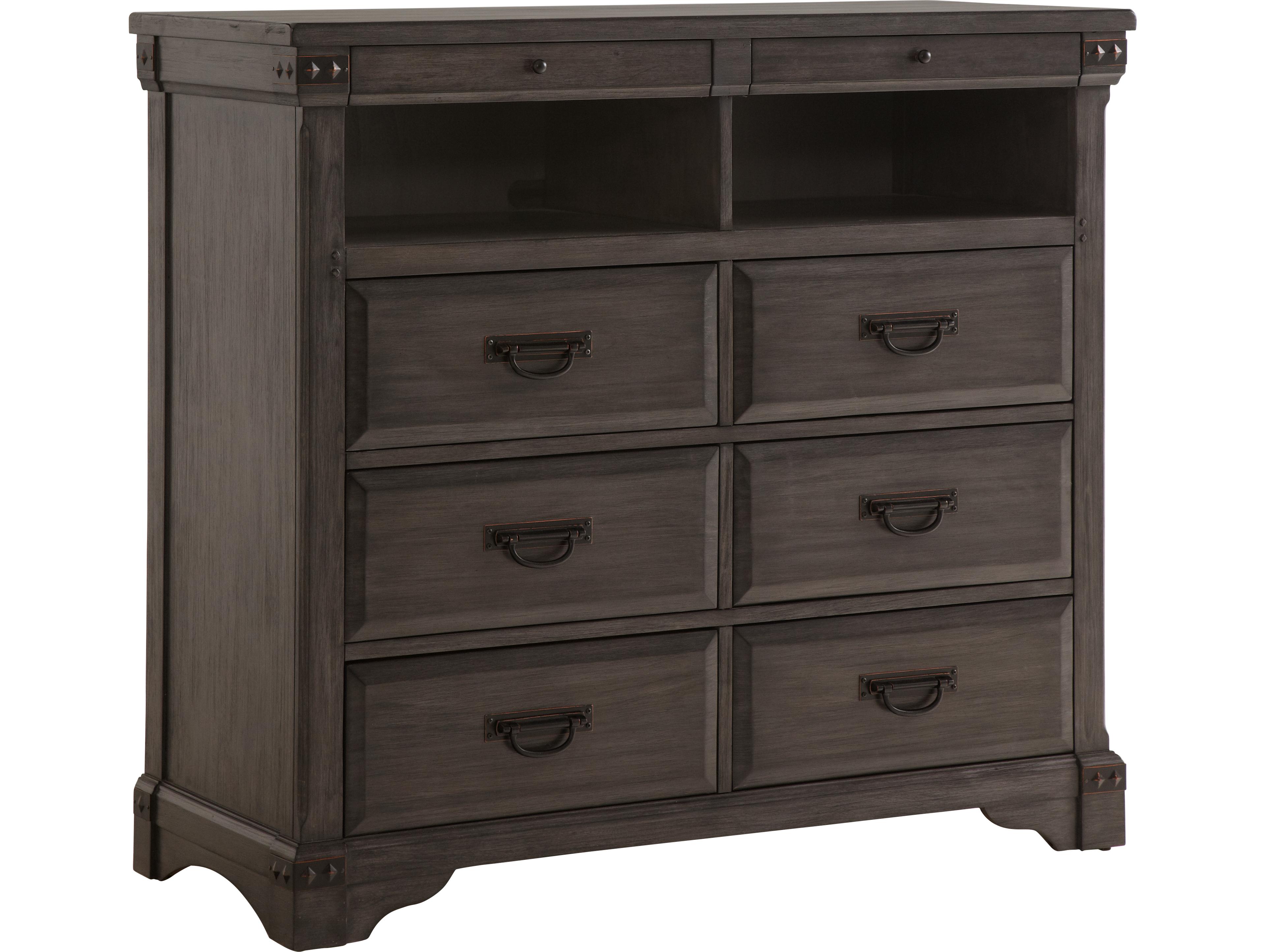 Mahogany Wood Double Dresser