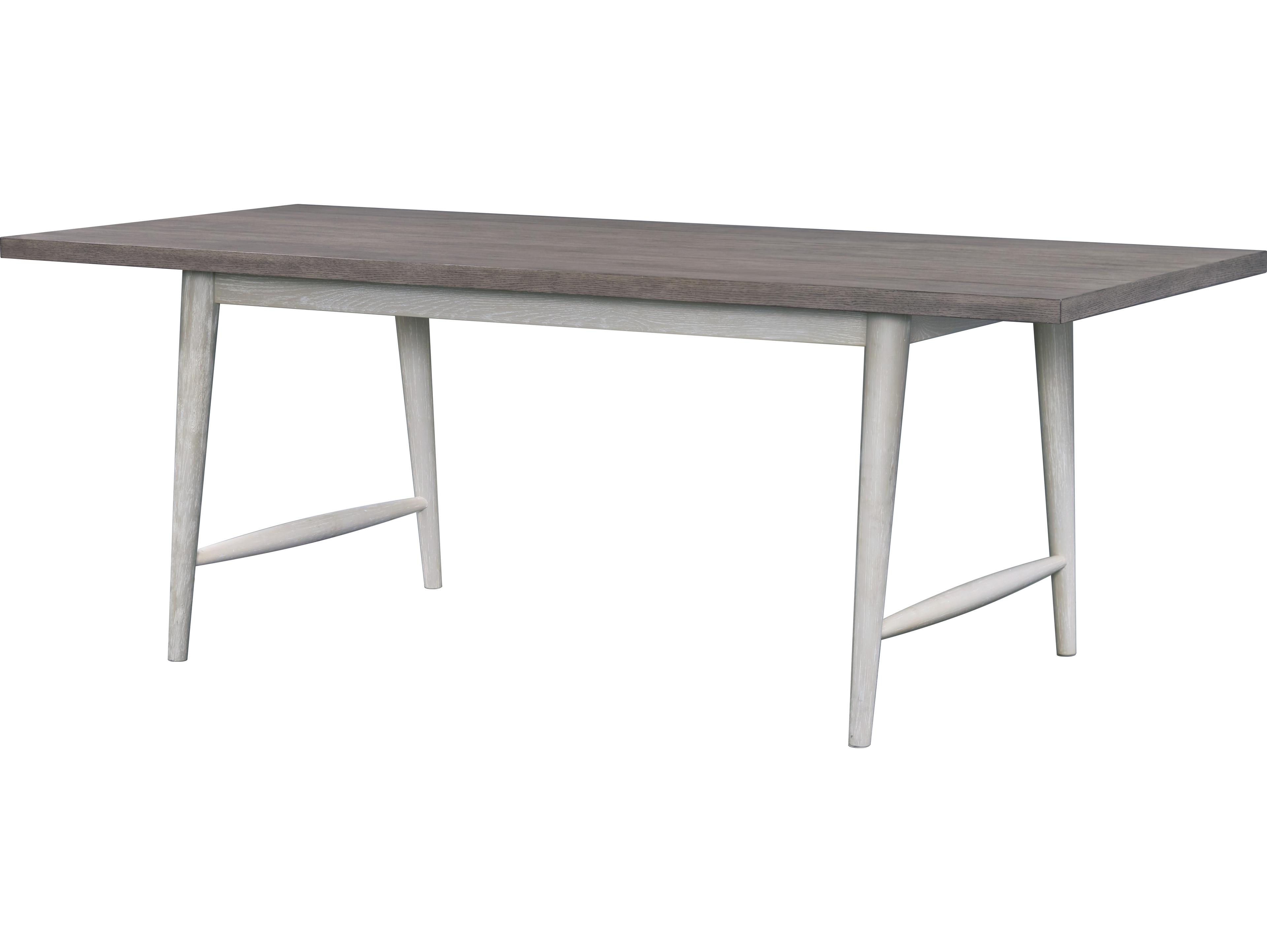 Avalon Furniture Rectangular Wood White Dining Table