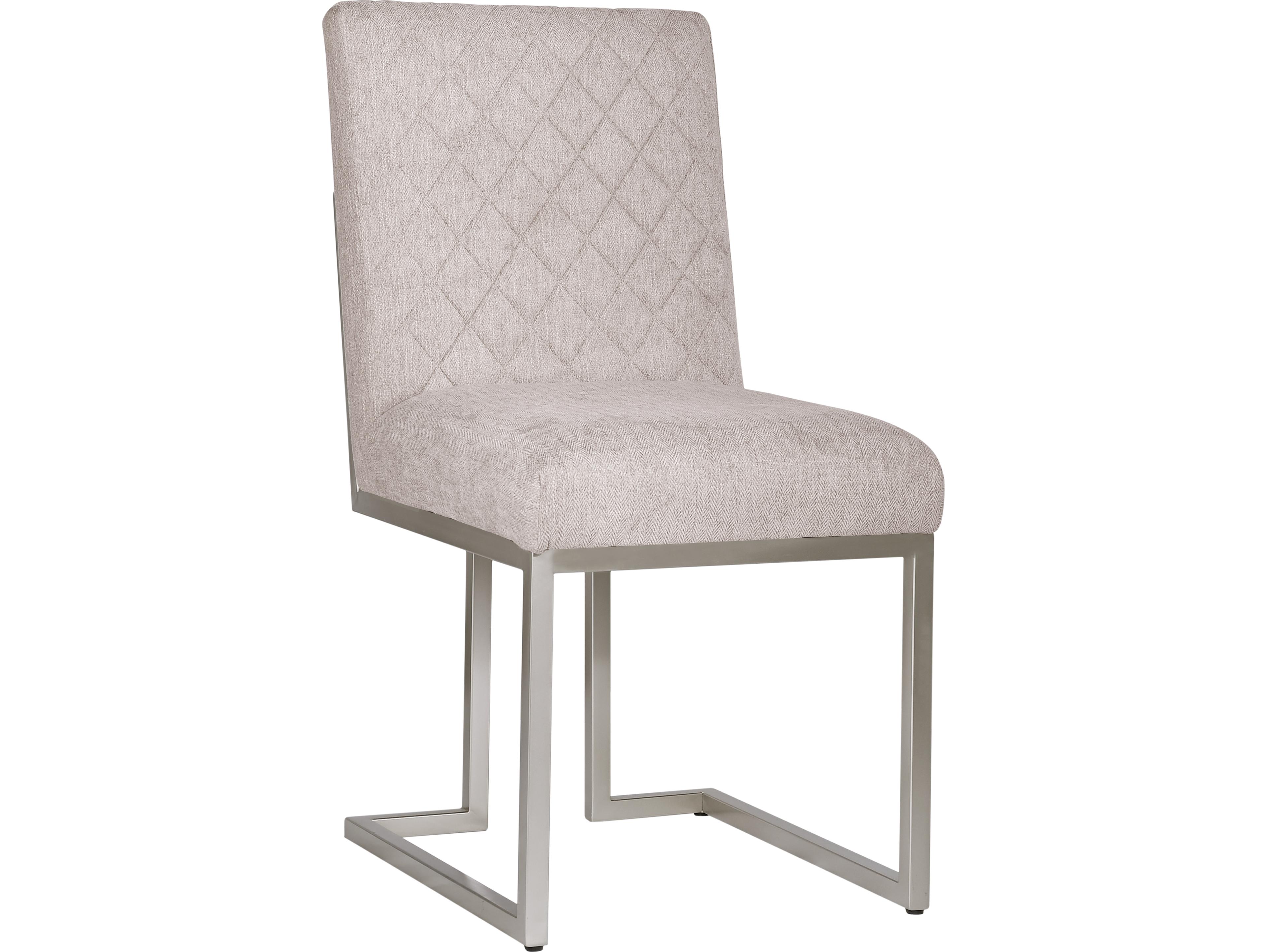 Avalon Furniture Gray Upholstered Armless Dining Chair