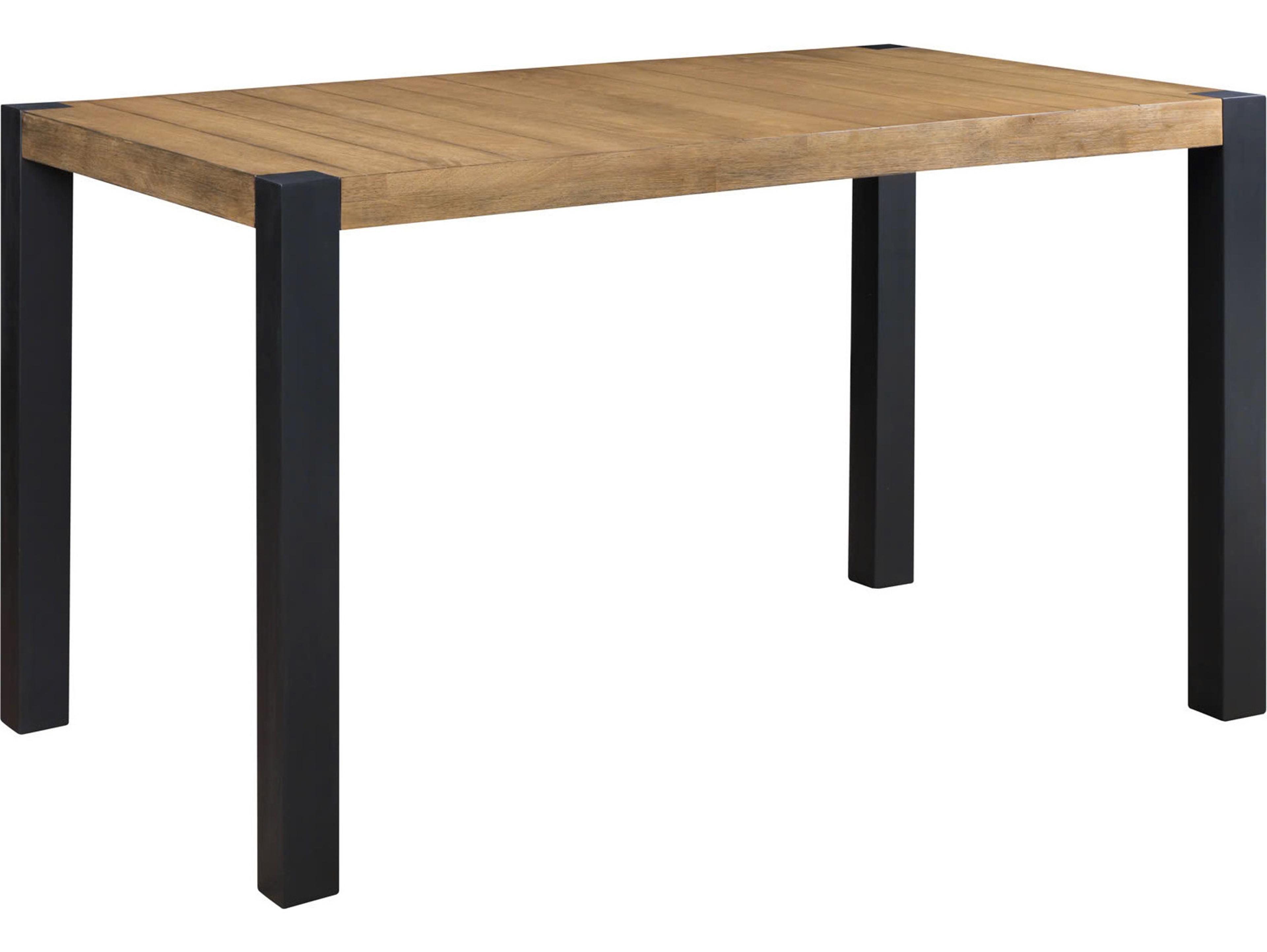 Avalon Furniture Rectangular Wood Black Oak Dining Table