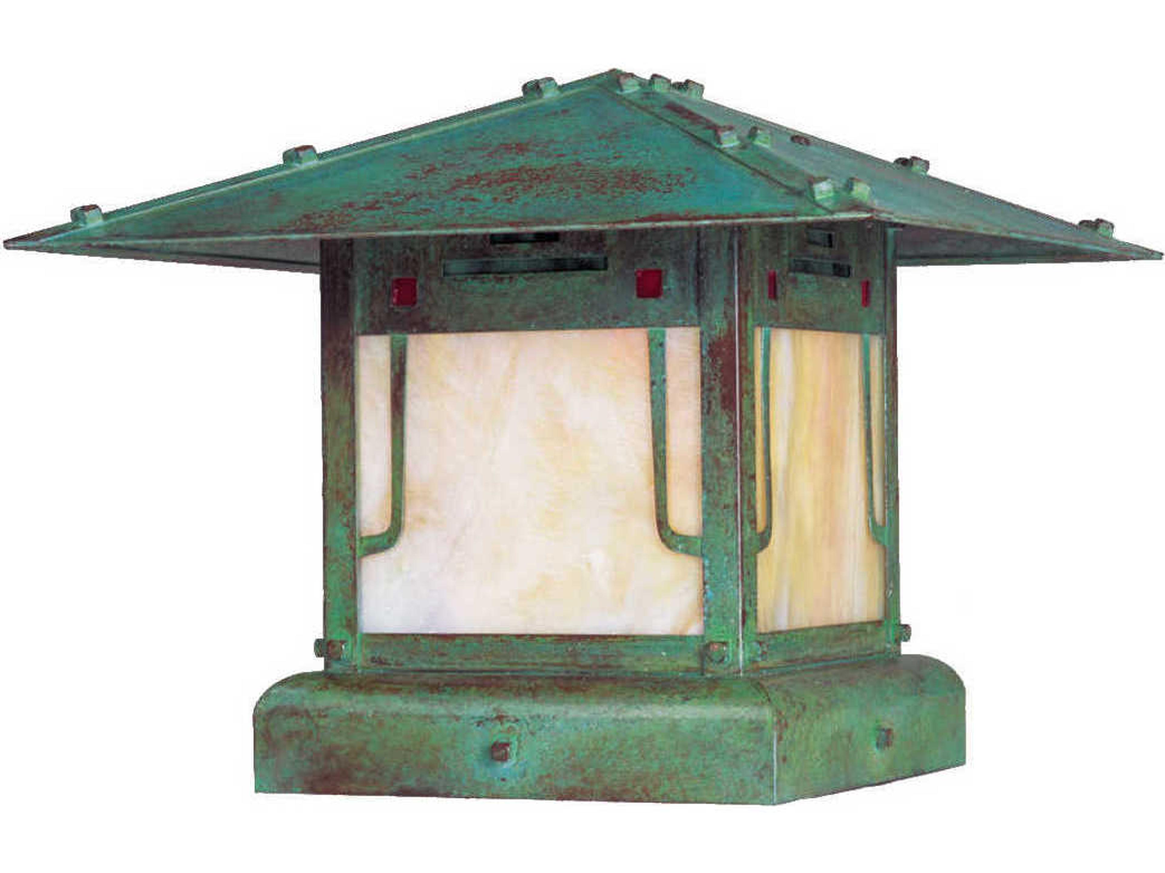 Arroyo Craftsman Pagoda 1 - Light Outdoor Post Light