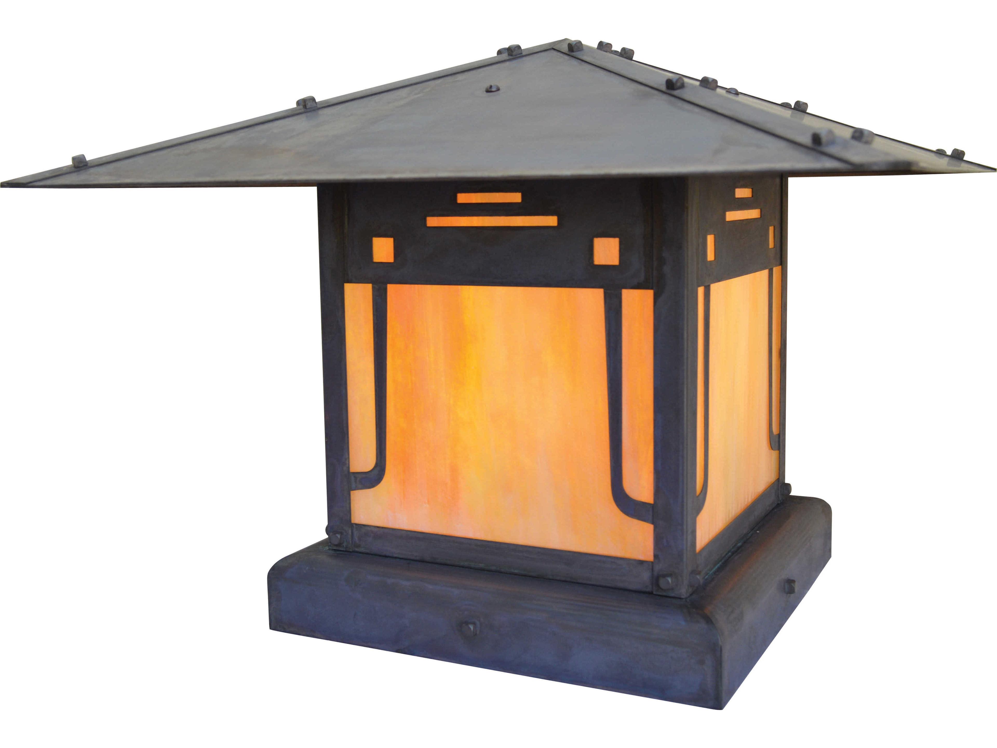 Arroyo Craftsman Pagoda 1 - Light Outdoor Post Light
