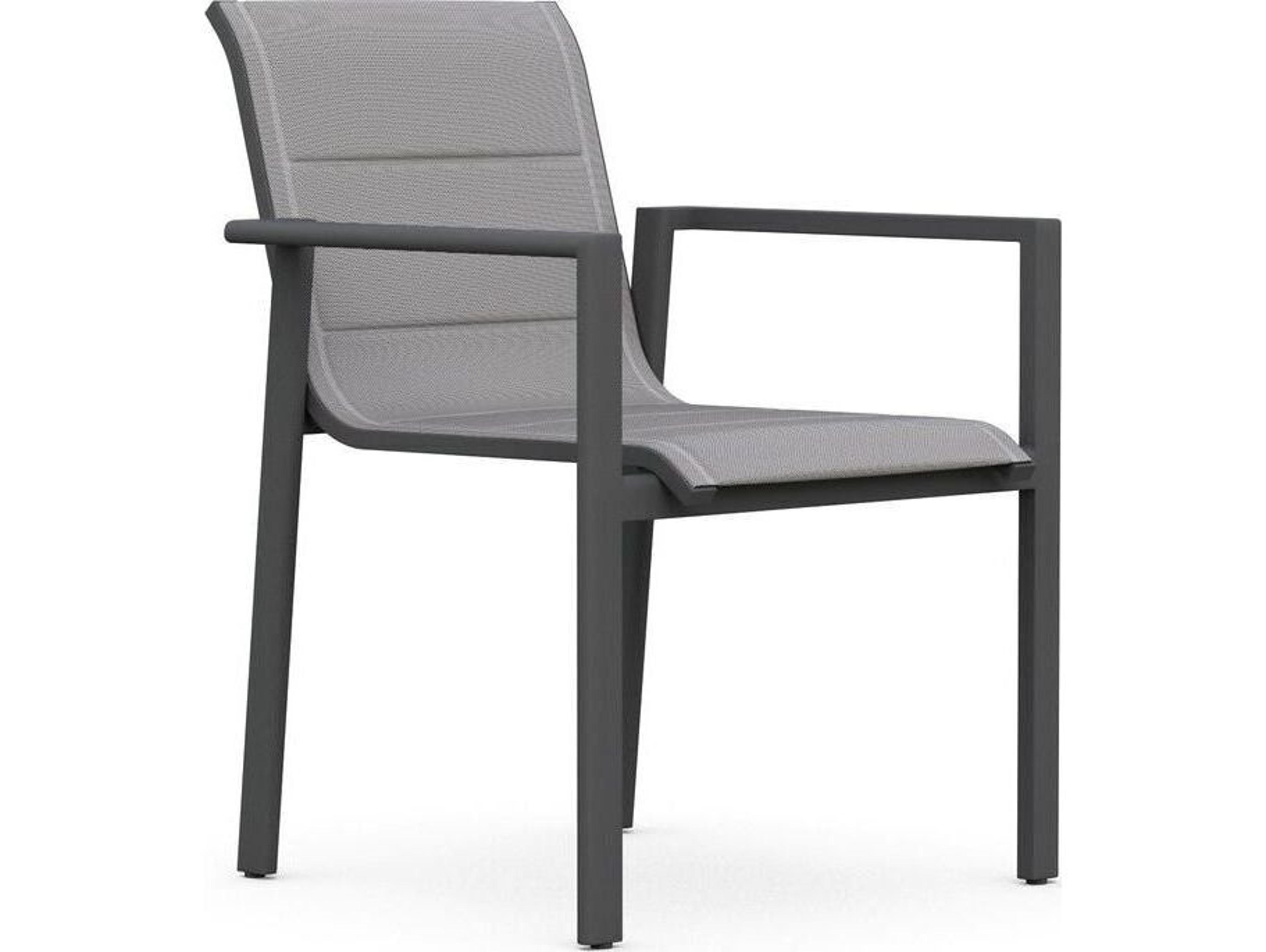 Azzurro Living Amalfi Aluminum Sling Dining Chair Set of 4
