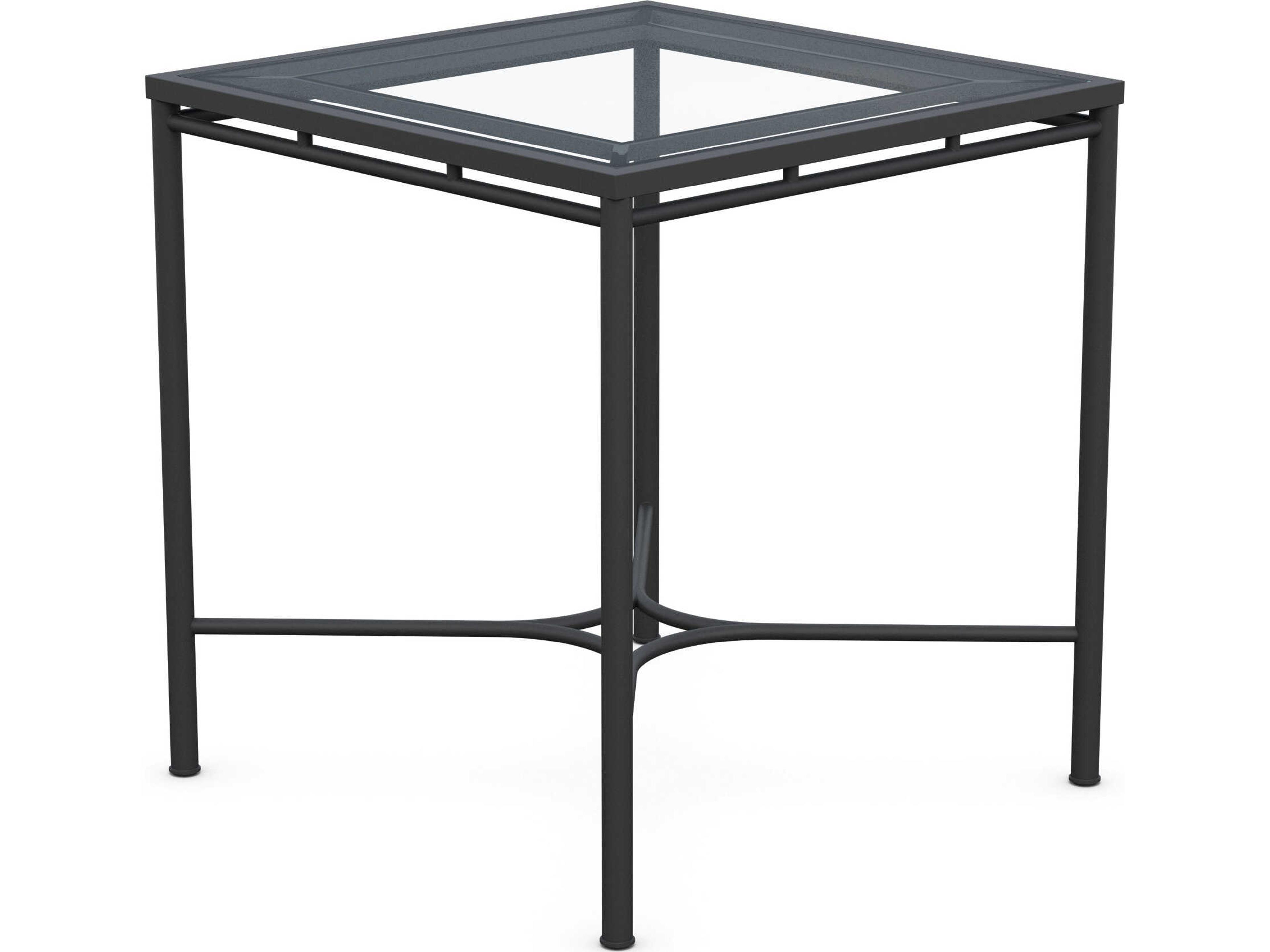 Azzurro Living Athens Noir Wrought Iron Square Counter Table