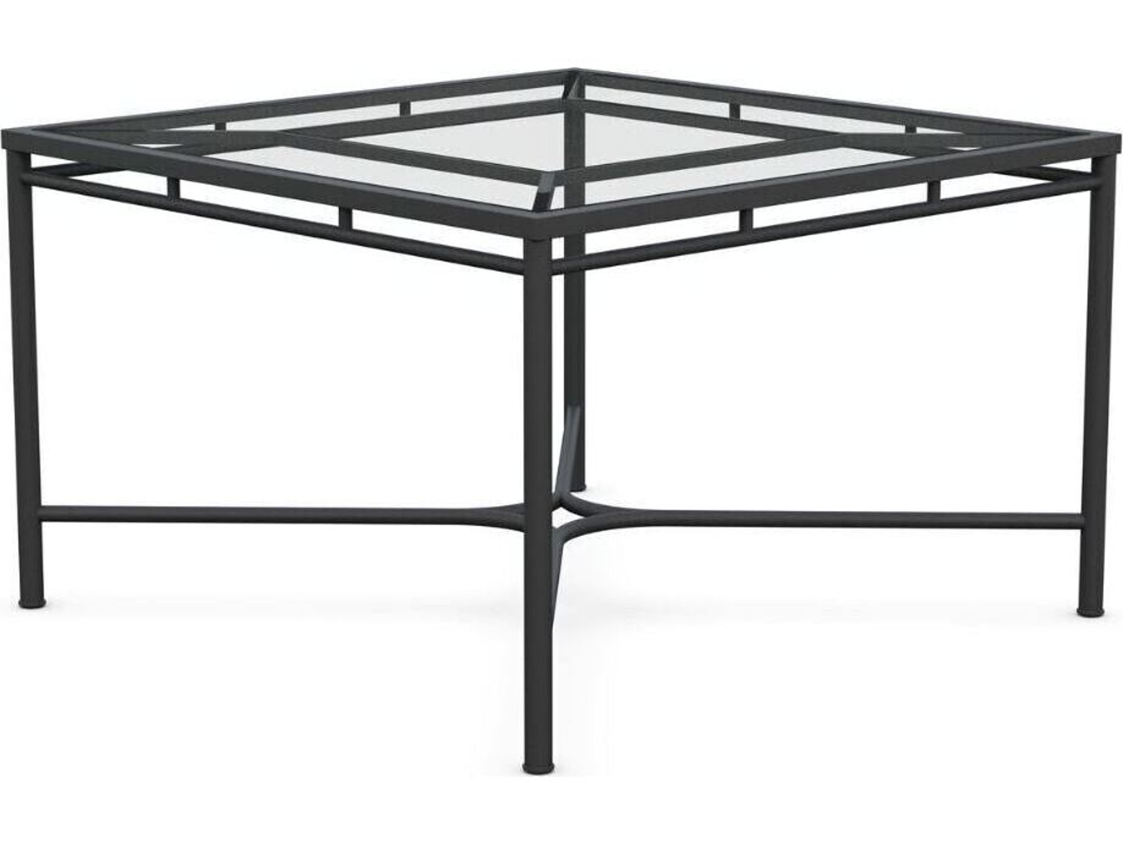 Azzurro Living Athens Square Dining Table Wrought Iron Table Base Only