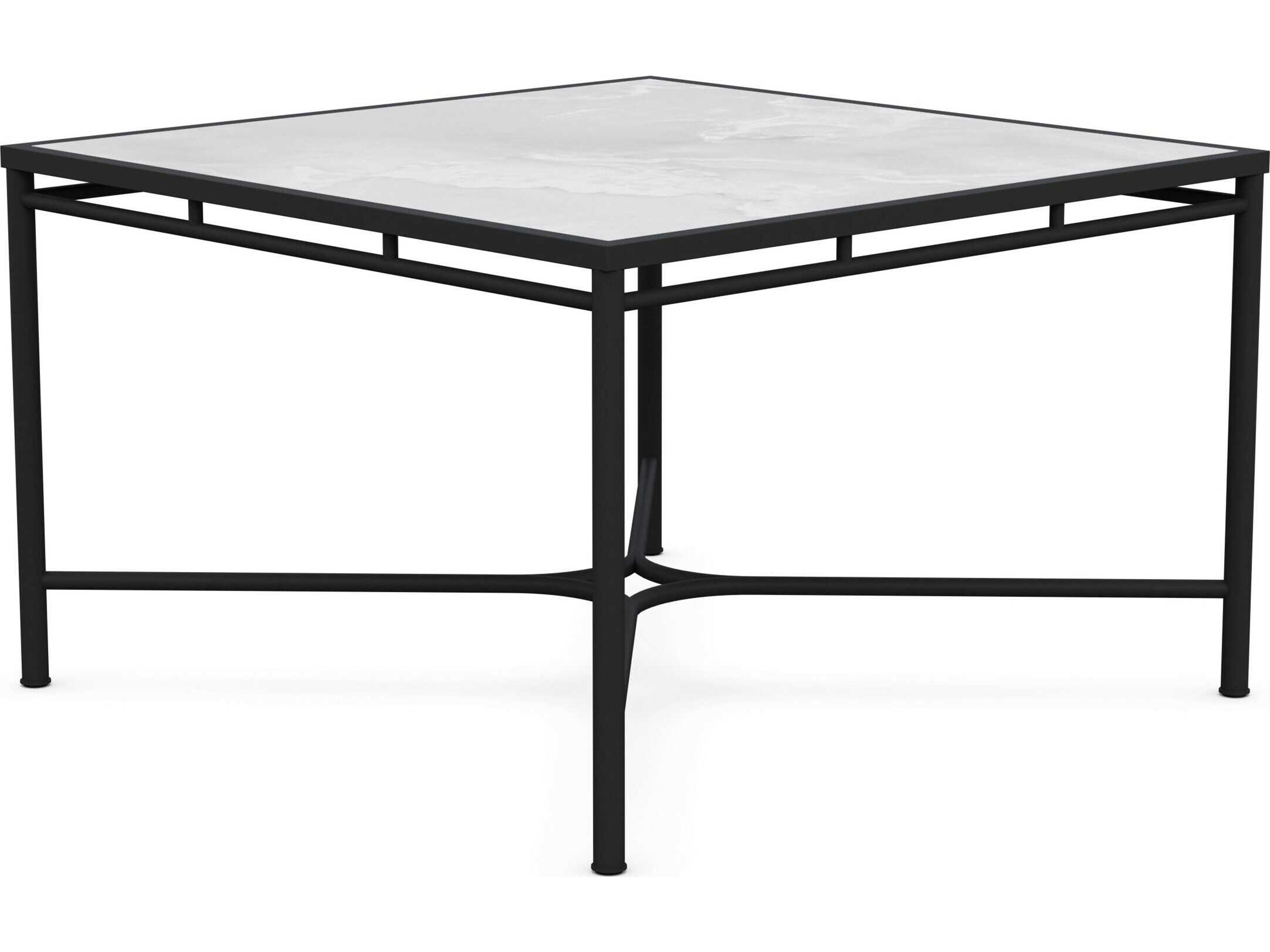 Azzurro Living Athens Noir Wrought Iron Square Dining Table