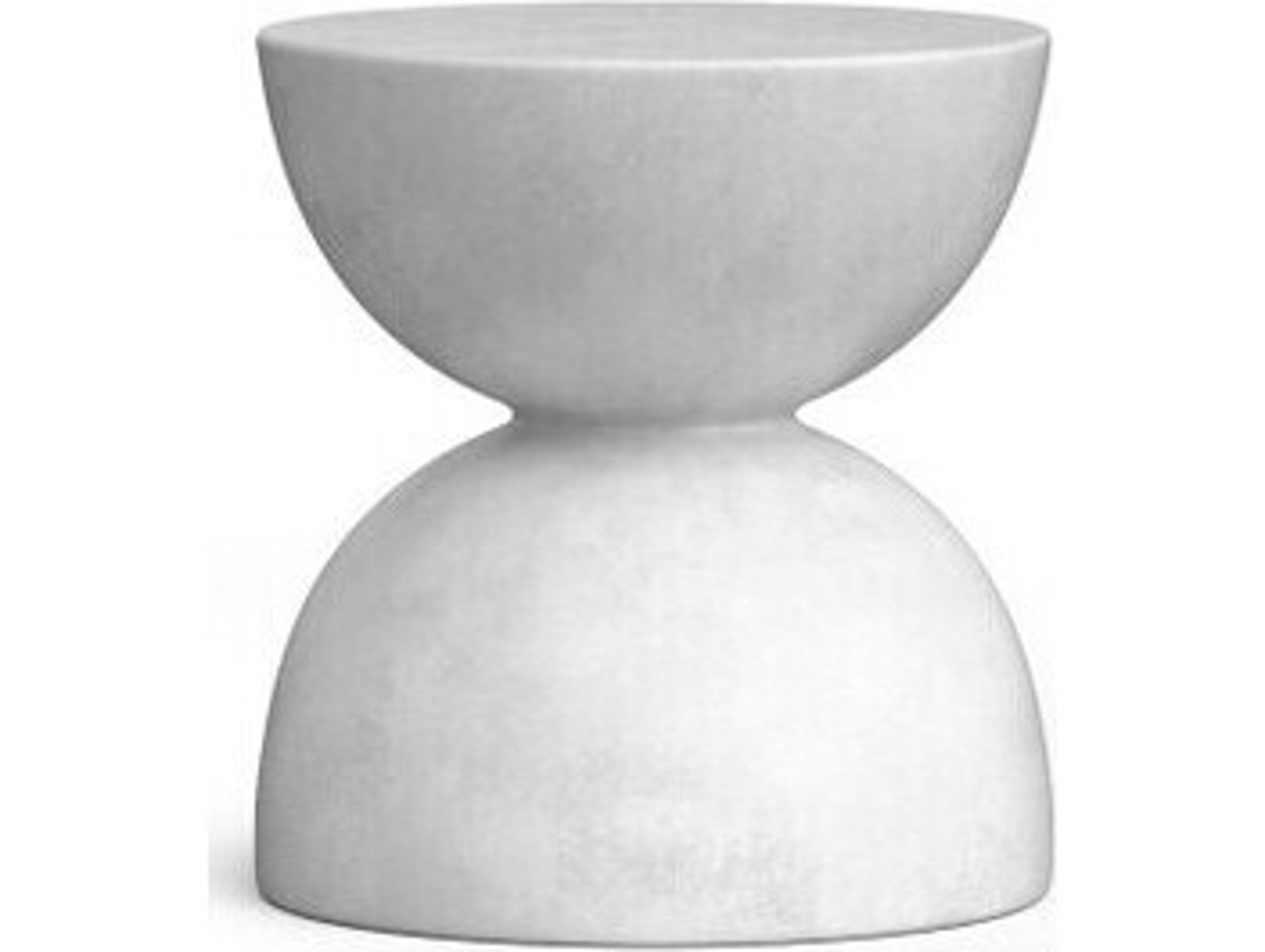 Azzurro Living Cabo Concrete Round End Table